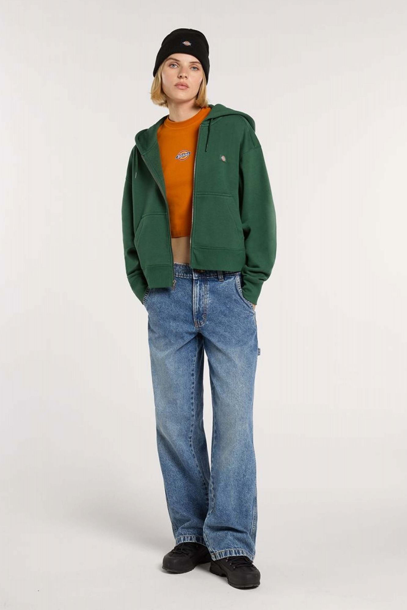 DICKIES OAKPORT ZIP en color VERDE (4)