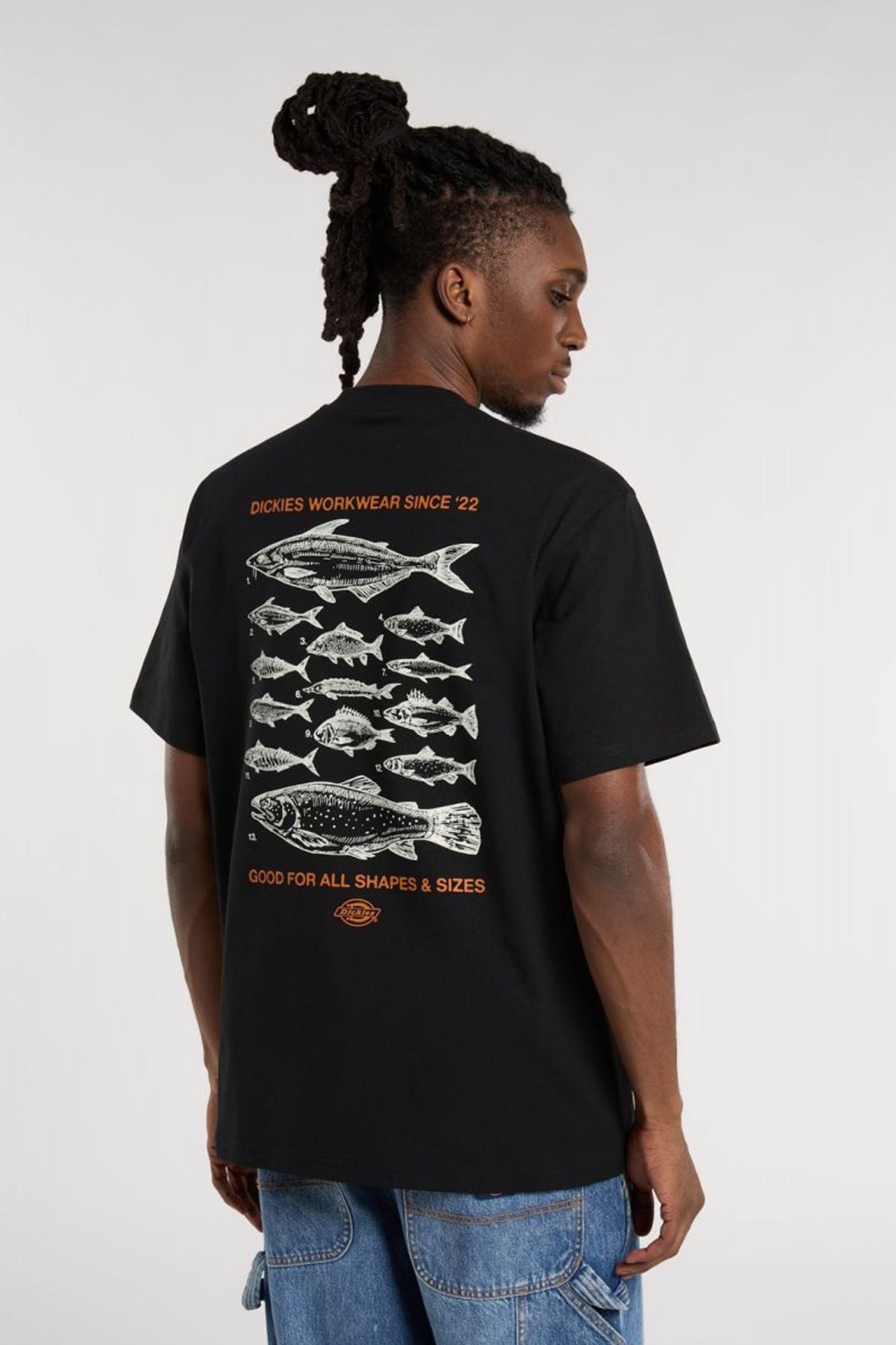 DICKIES LARYVILLE RELAXED SS GRAPHIC TEE en color NEGRO (3)