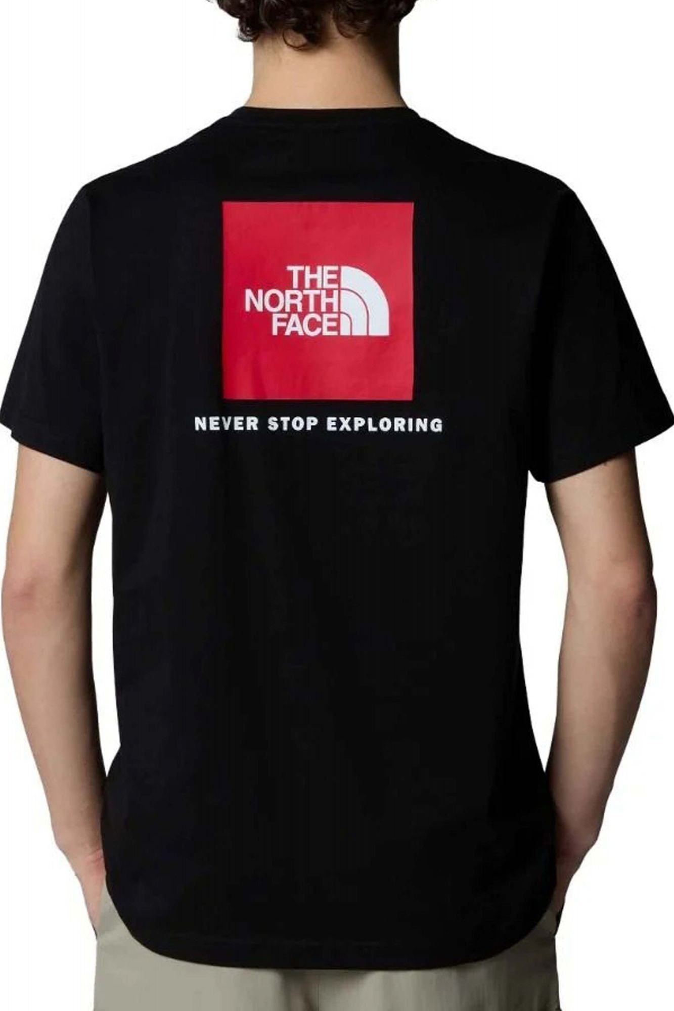 THE NORTH FACE M SS BOX NSE TEE en color NEGRO (2)