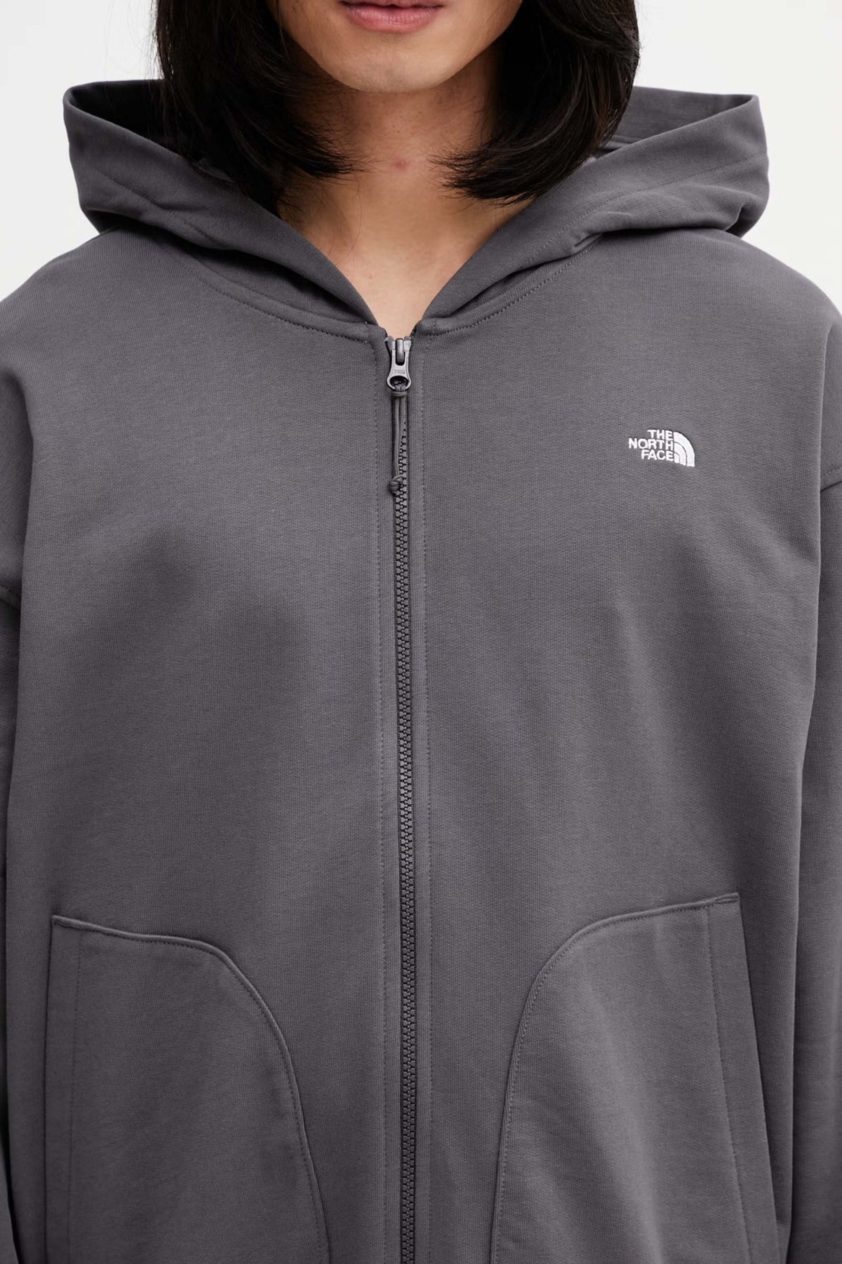 THE NORTH FACE U ESSENTIAL O en color GRIS (4)