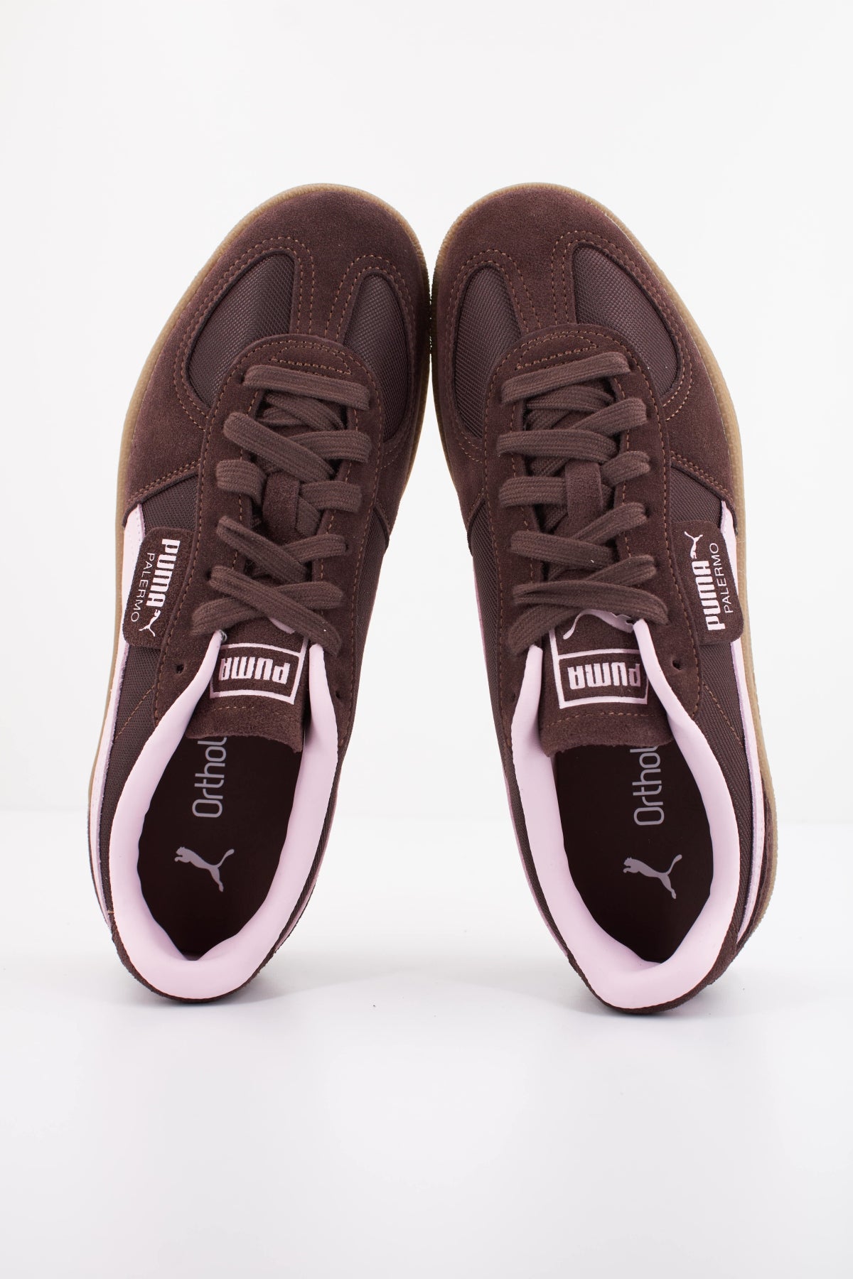 PUMA  PALERMO VINTAGE UPDATE  en color MARRON (3)
