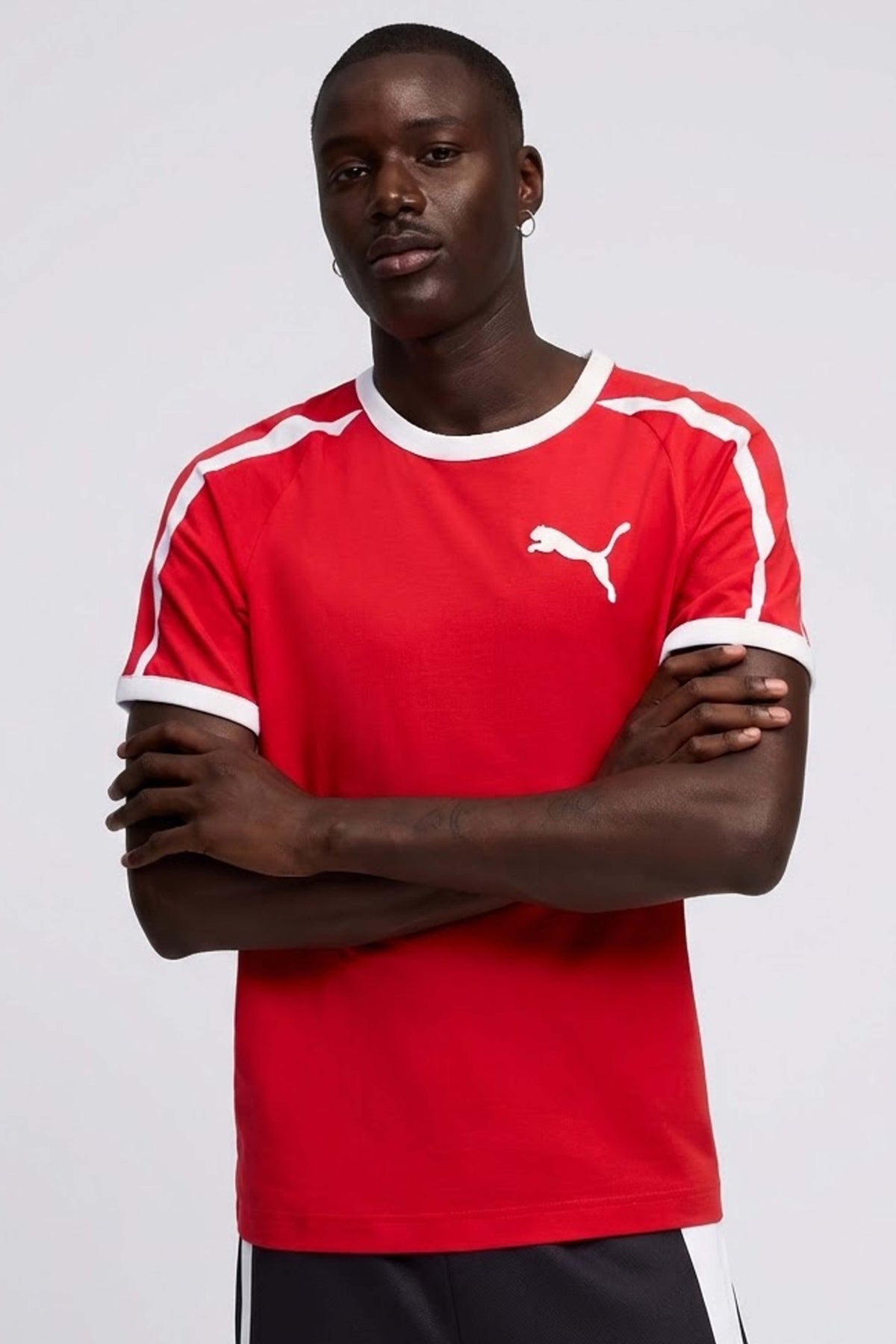 PUMA BIG CAT RINGER TEE en color ROJO (1)