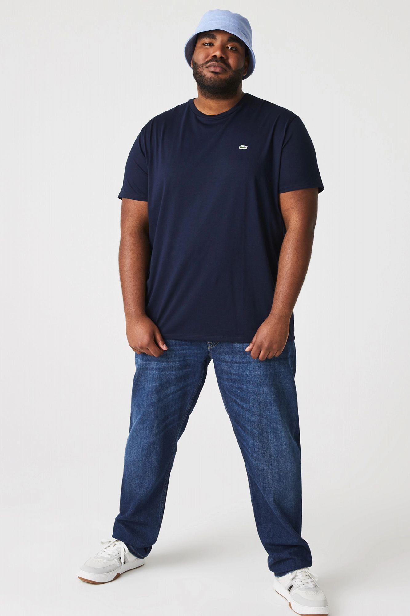 LACOSTE SPORTSWEAR TEE-SHIRT REGULAR FIT en color AZUL (3)