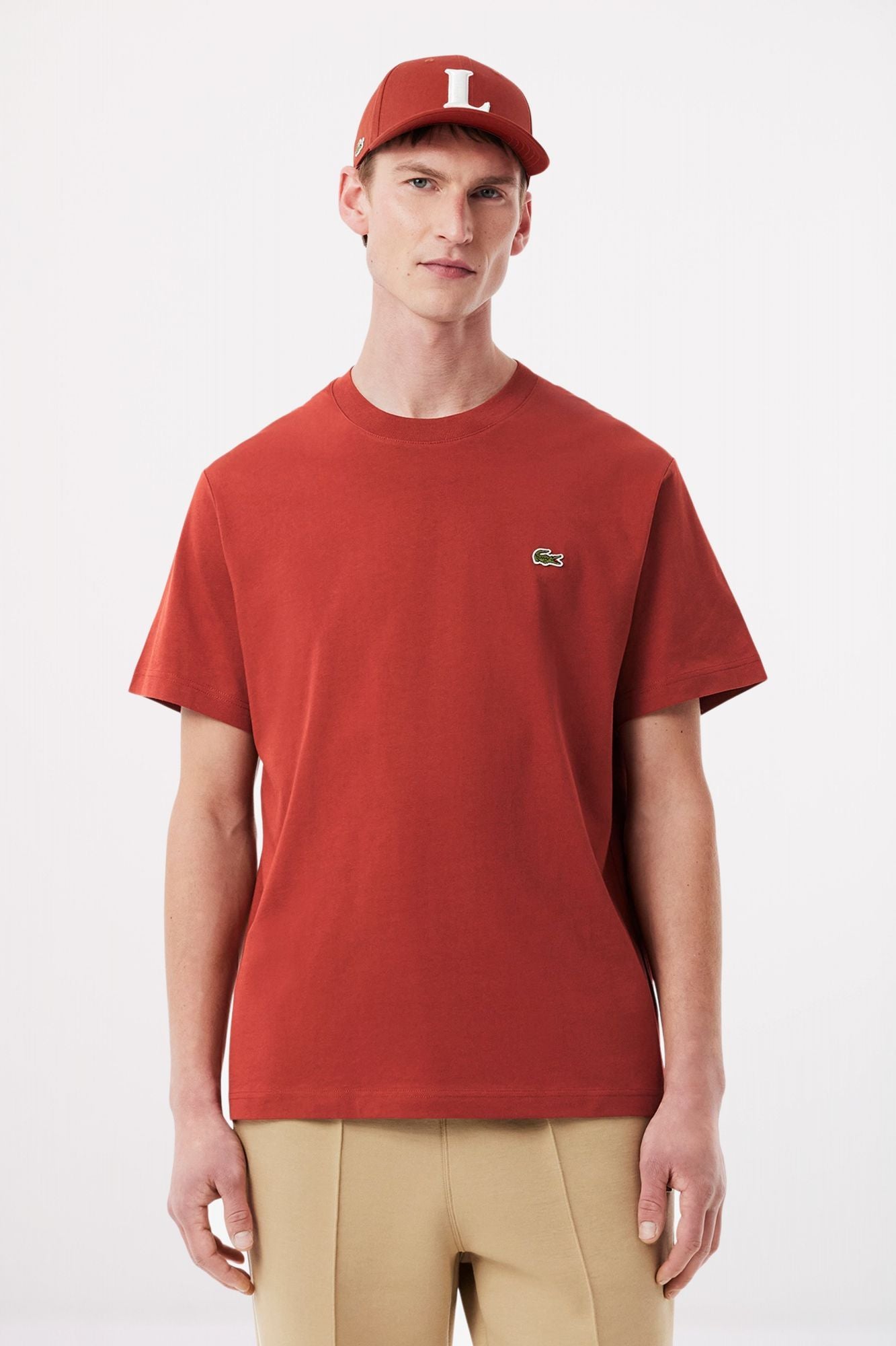 LACOSTE T-SHIRT en color NARANJA (1)