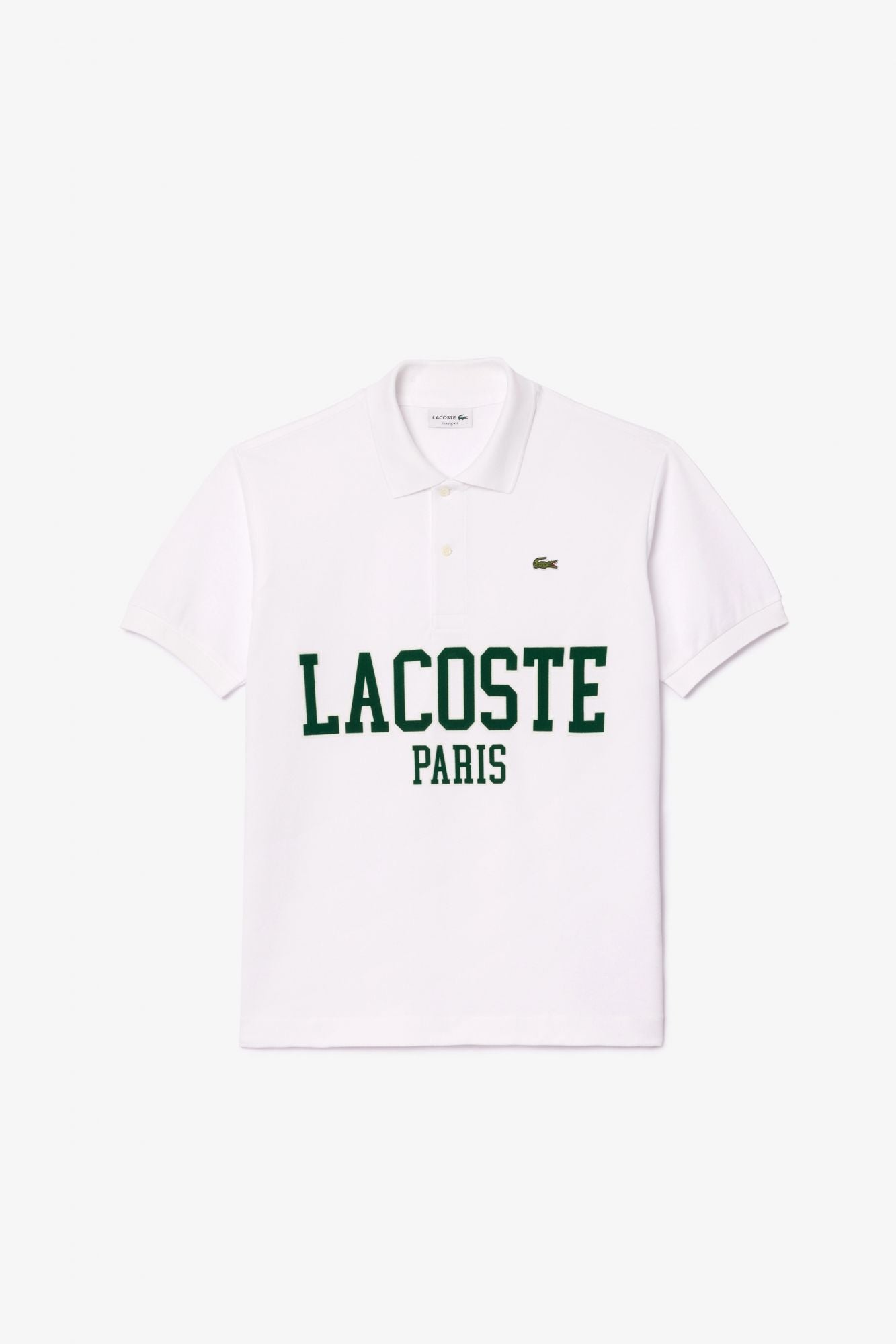 LACOSTE PH7419 SHORT SLEEVED RIBBED COLLAR en color BLANCO (2)