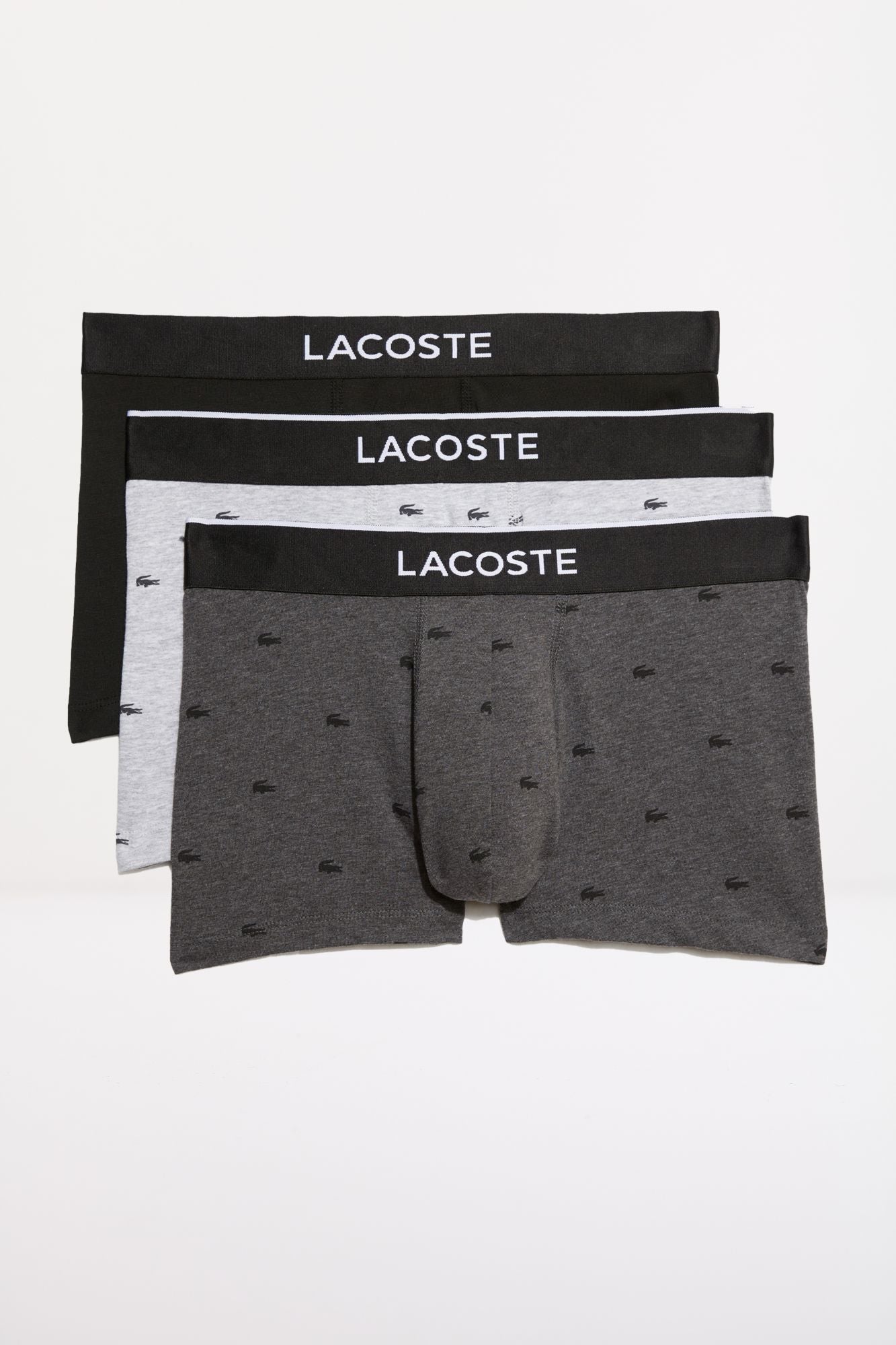 LACOSTE PACK DE TRES CALZONCILLOS TRUNK en color MULTICOLOR (1)