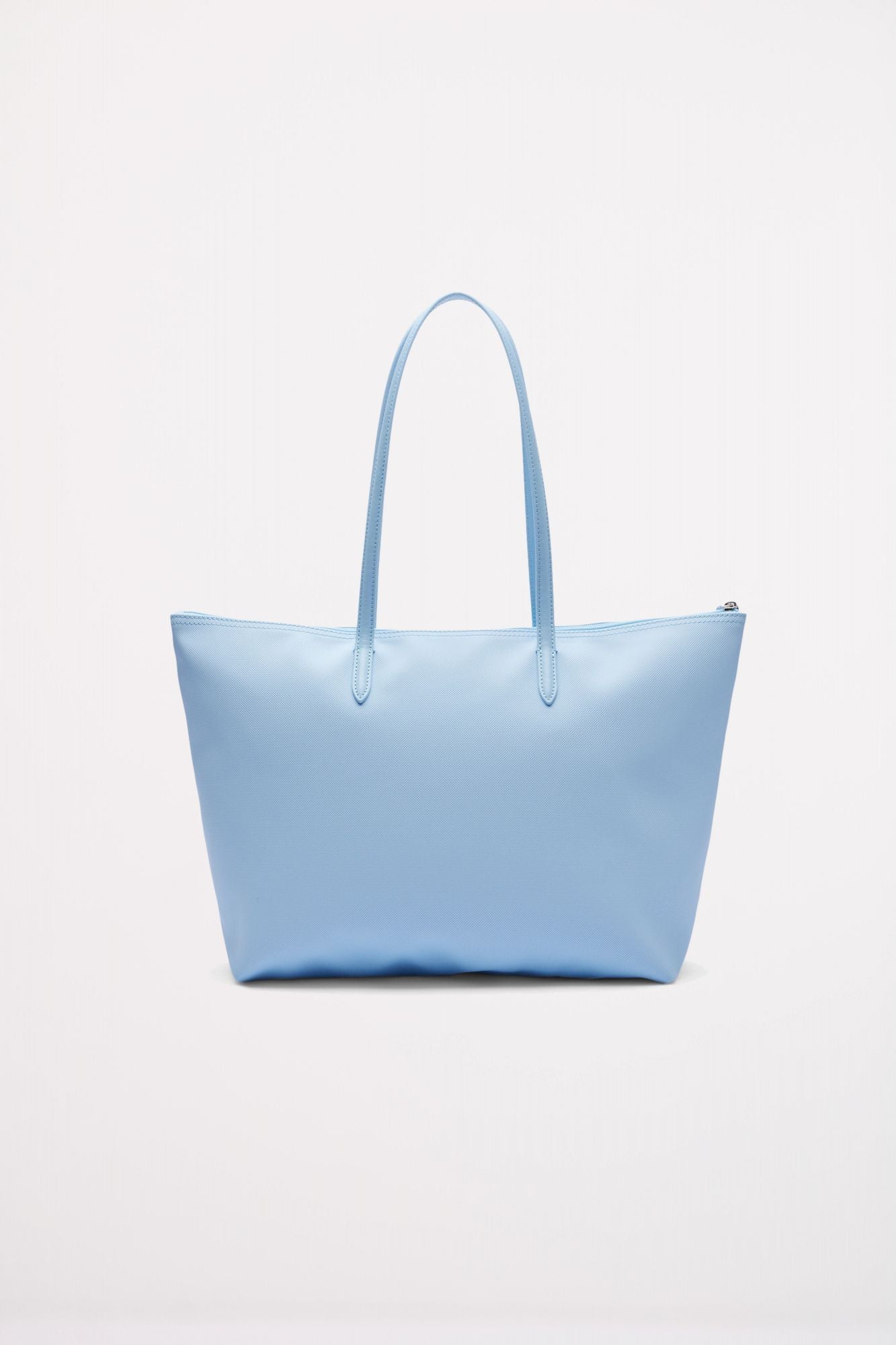 LACOSTE  LARGE COATED CANVAS TOTE en color AZUL (2)