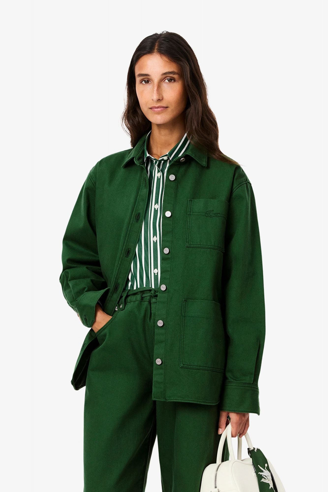 LACOSTE  BLOUSON  en color VERDE (1)