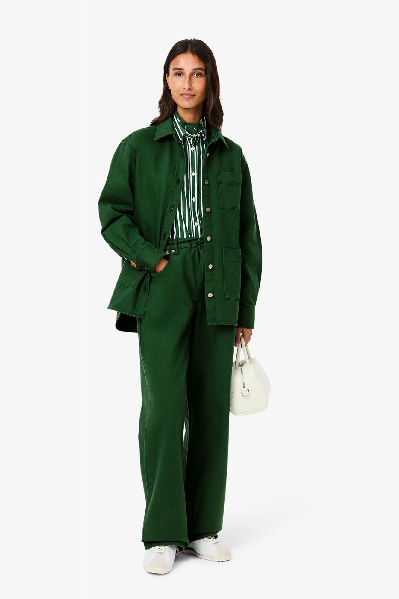 LACOSTE  BLOUSON  en color VERDE (4)