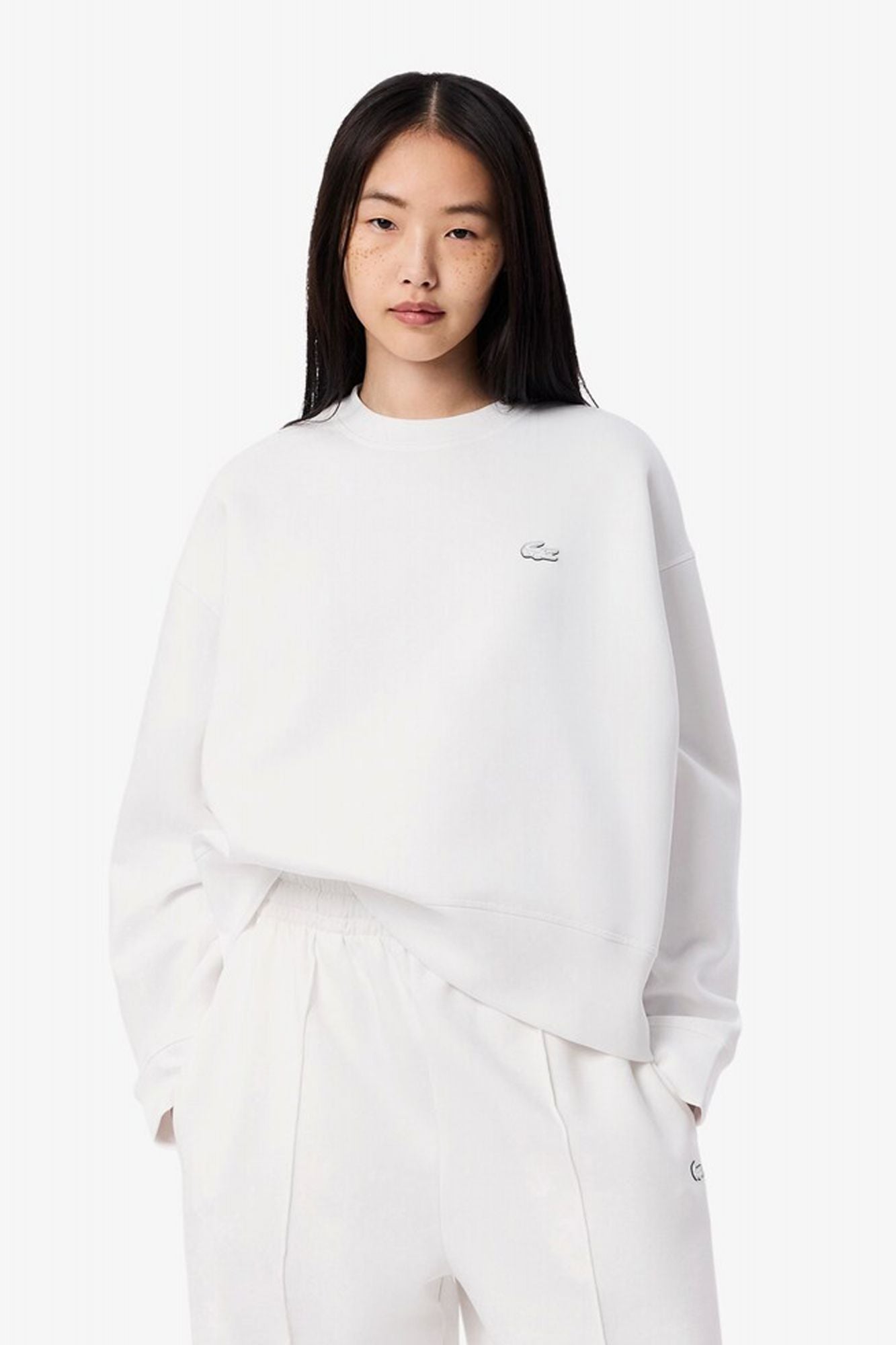 LACOSTE SWEATSHIRT en color BLANCO (1)