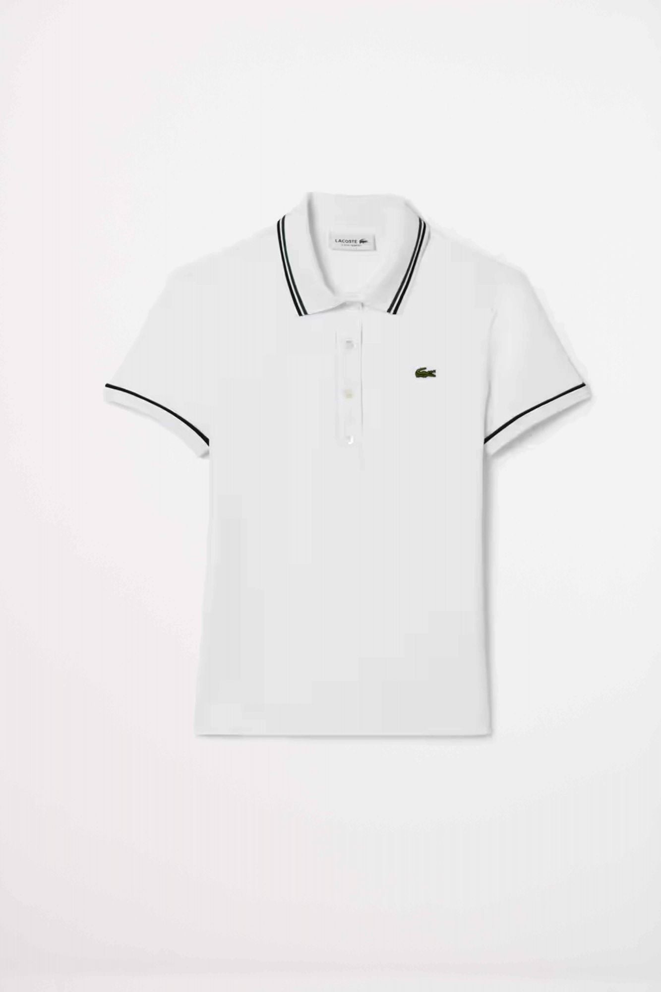 LACOSTE SLIM FIT POLO en color BLANCO (1)