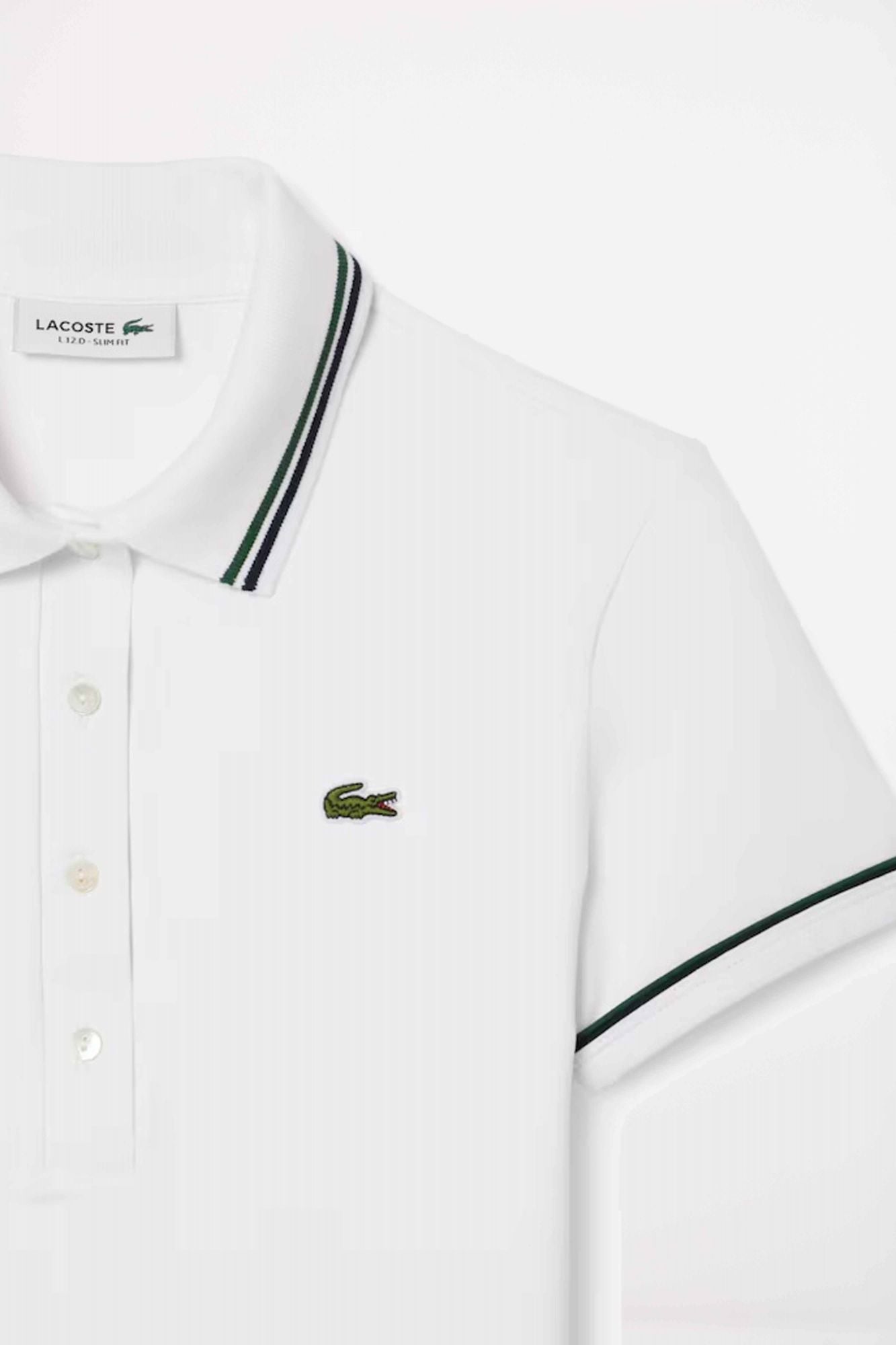 LACOSTE SLIM FIT POLO en color BLANCO (2)