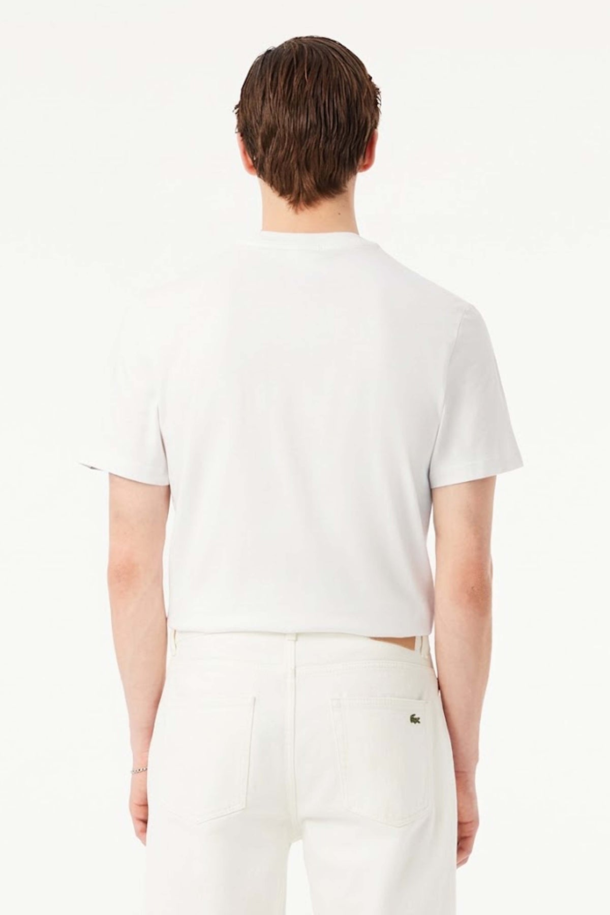 LACOSTE TEE SHIRT & TURTLE NECK en color BEIS (2)