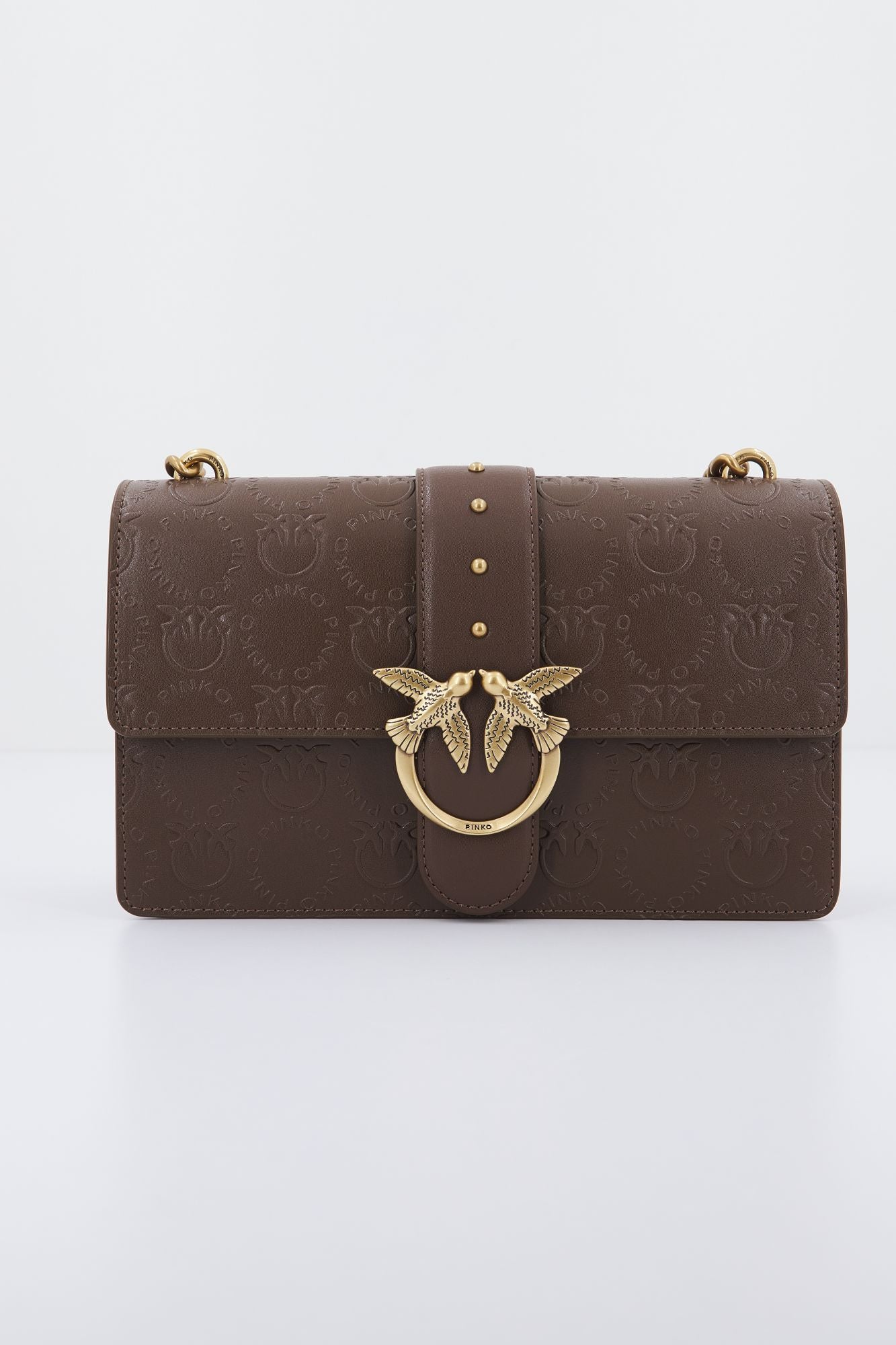PINKO LOVE CLASSIC ICON NEW en color MARRON (2)