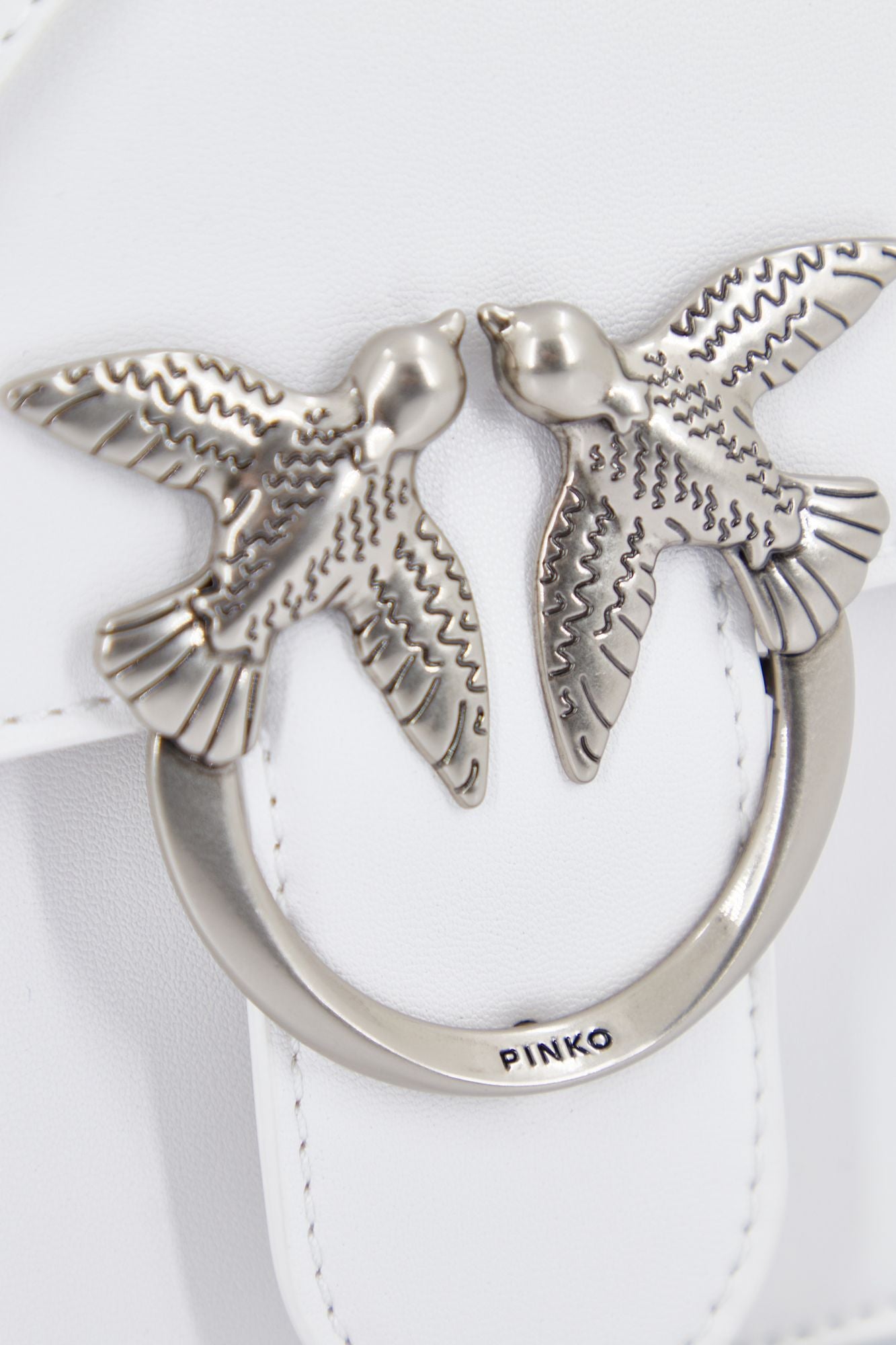 PINKO  LOVE BELL VEGAN R en color BLANCO (4)