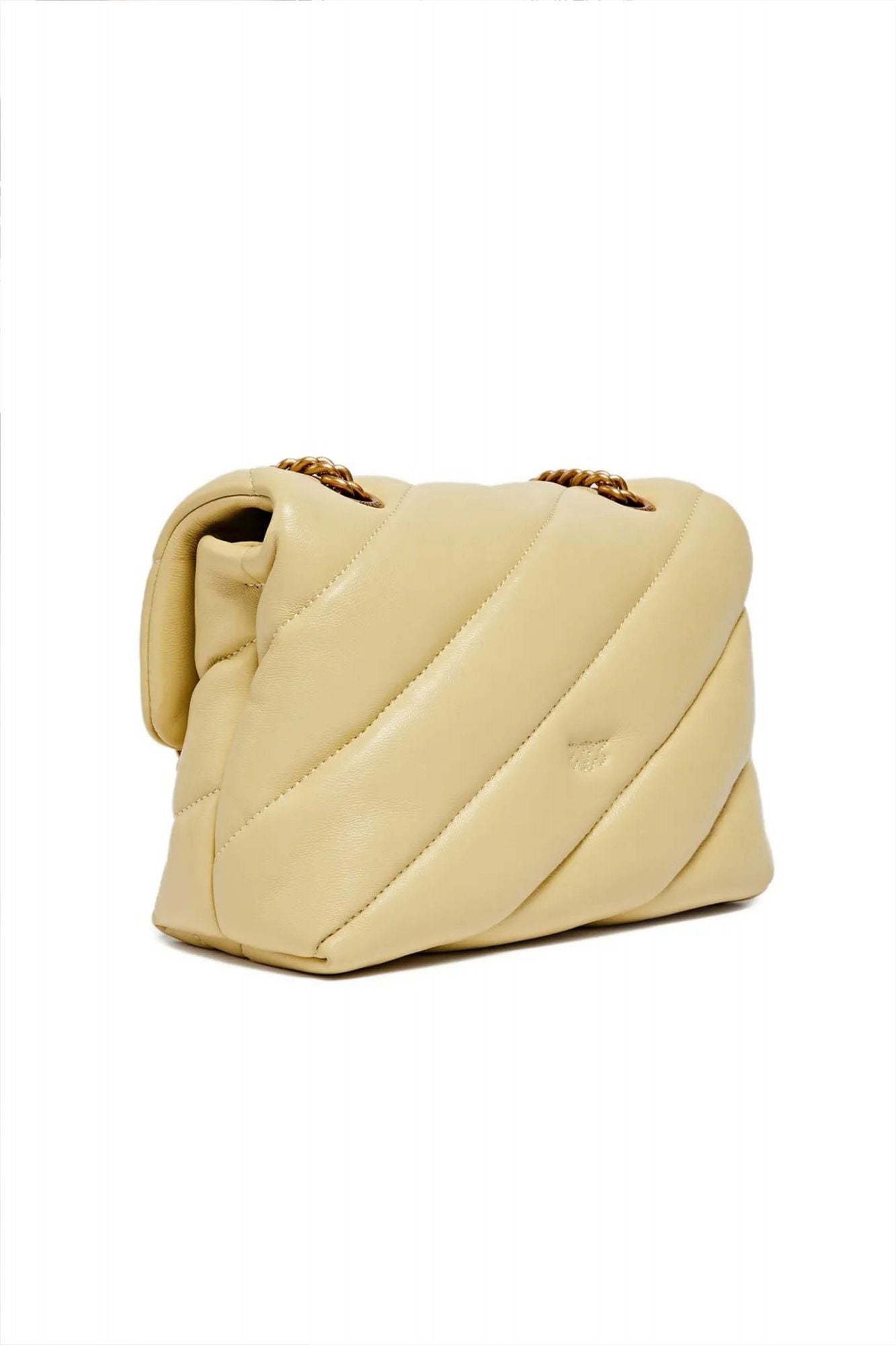 PINKO  LOVE MINI PUFF CL SHEEP en color AMARILLO (2)