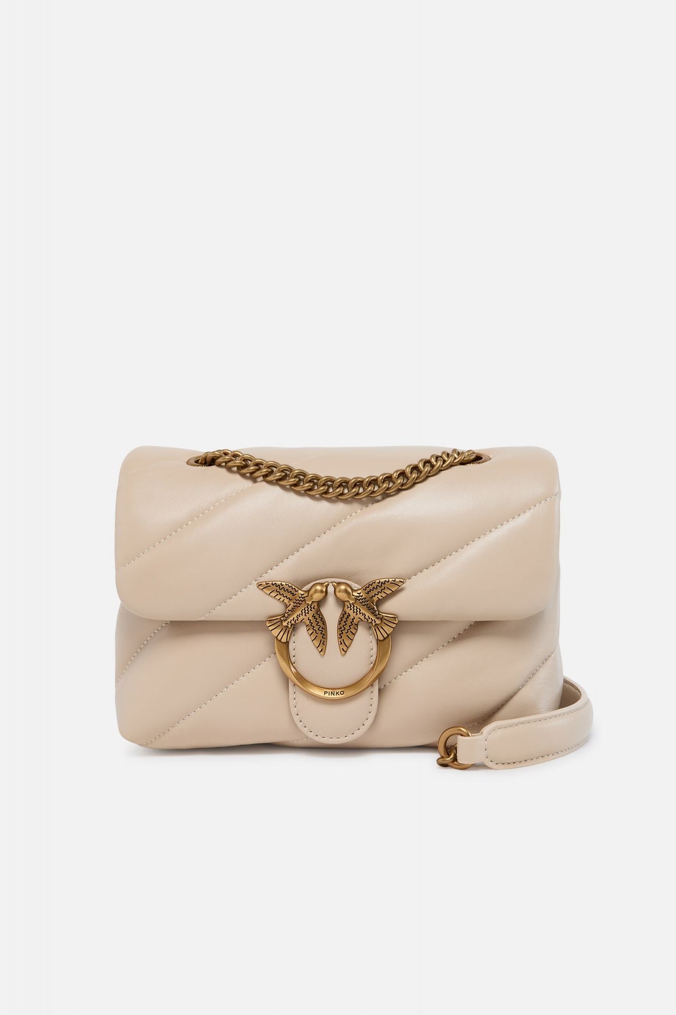PINKO  LOVE MINI PUFF CL SHEEP en color BEIS (1)