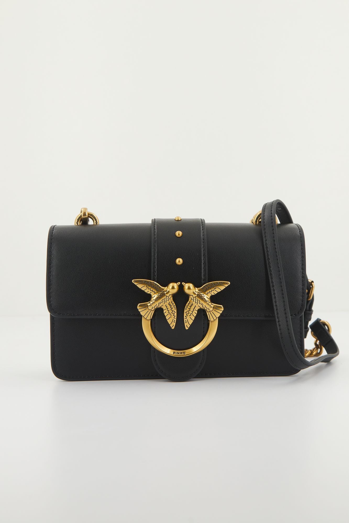PINKO  LOVE ONE MINI CL VITELL en color NEGRO (1)