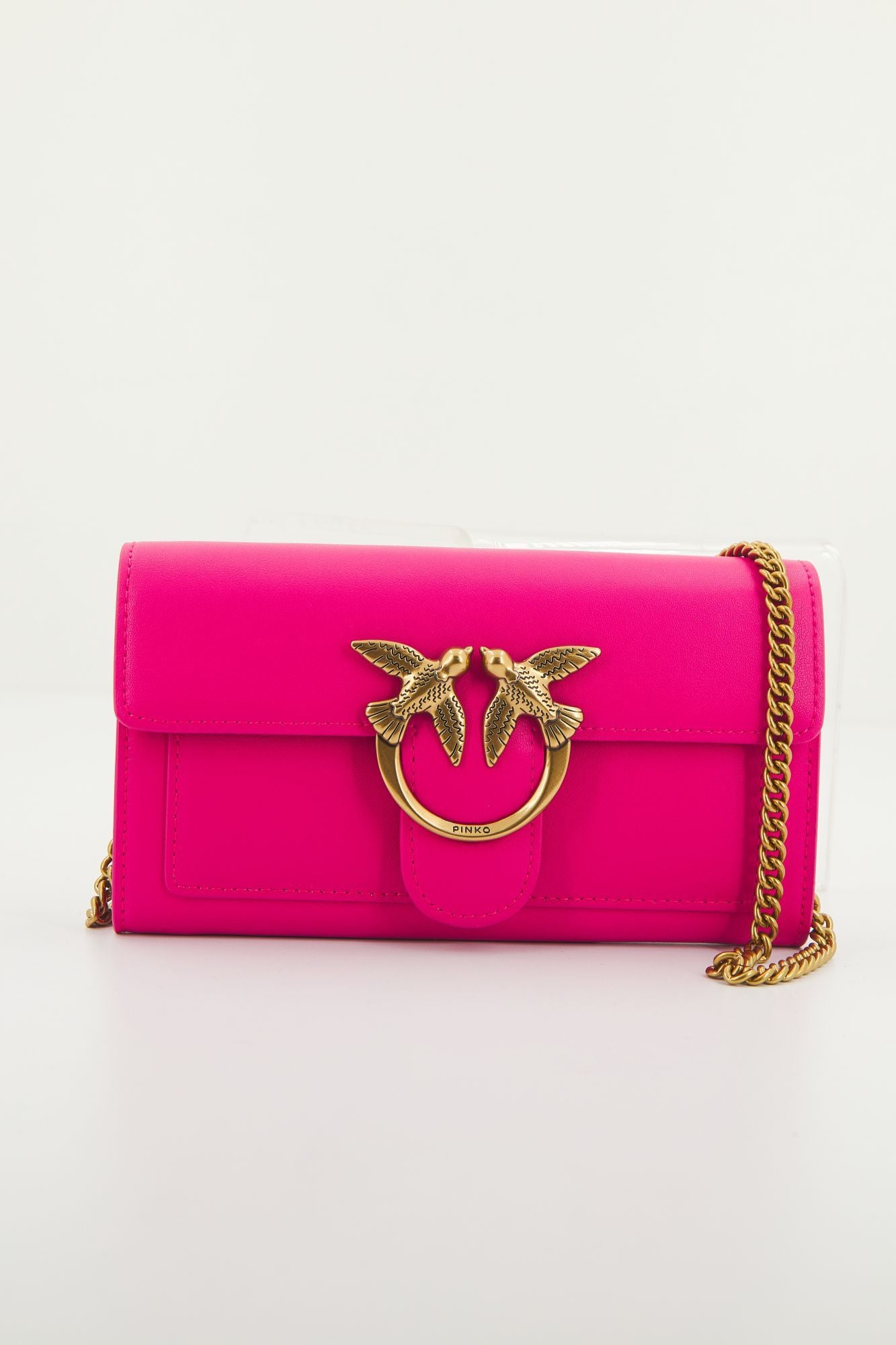 PINKO  LOVE ONE WALLET C VITEL en color ROSA (1)