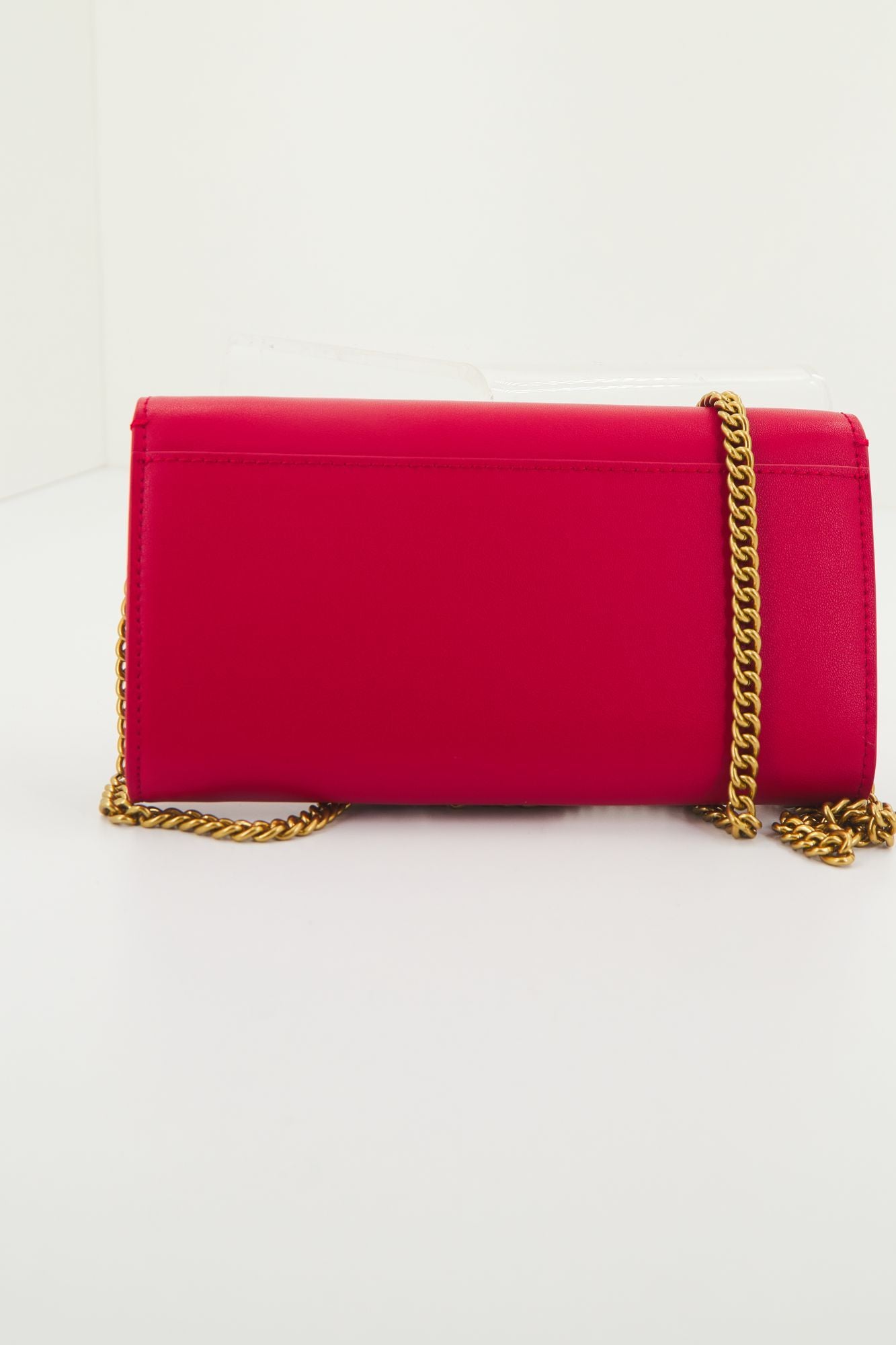 PINKO  LOVE ONE WALLET C VITEL en color ROJO (3)