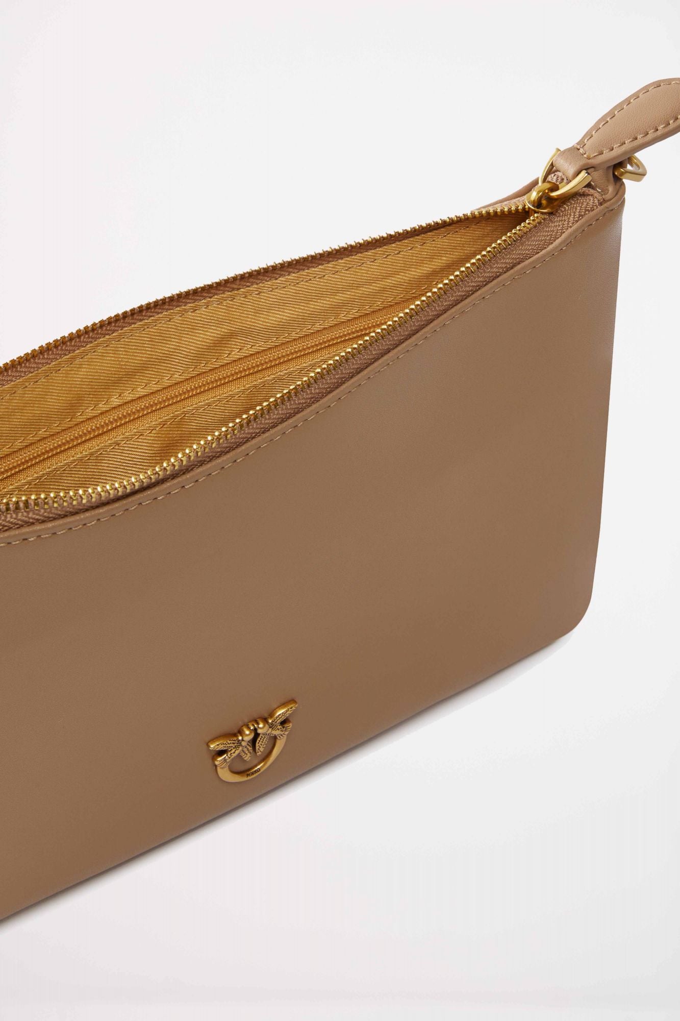 PINKO CLASSIC FLAT LOVE BAG SIMPLY en color MARRON (4)