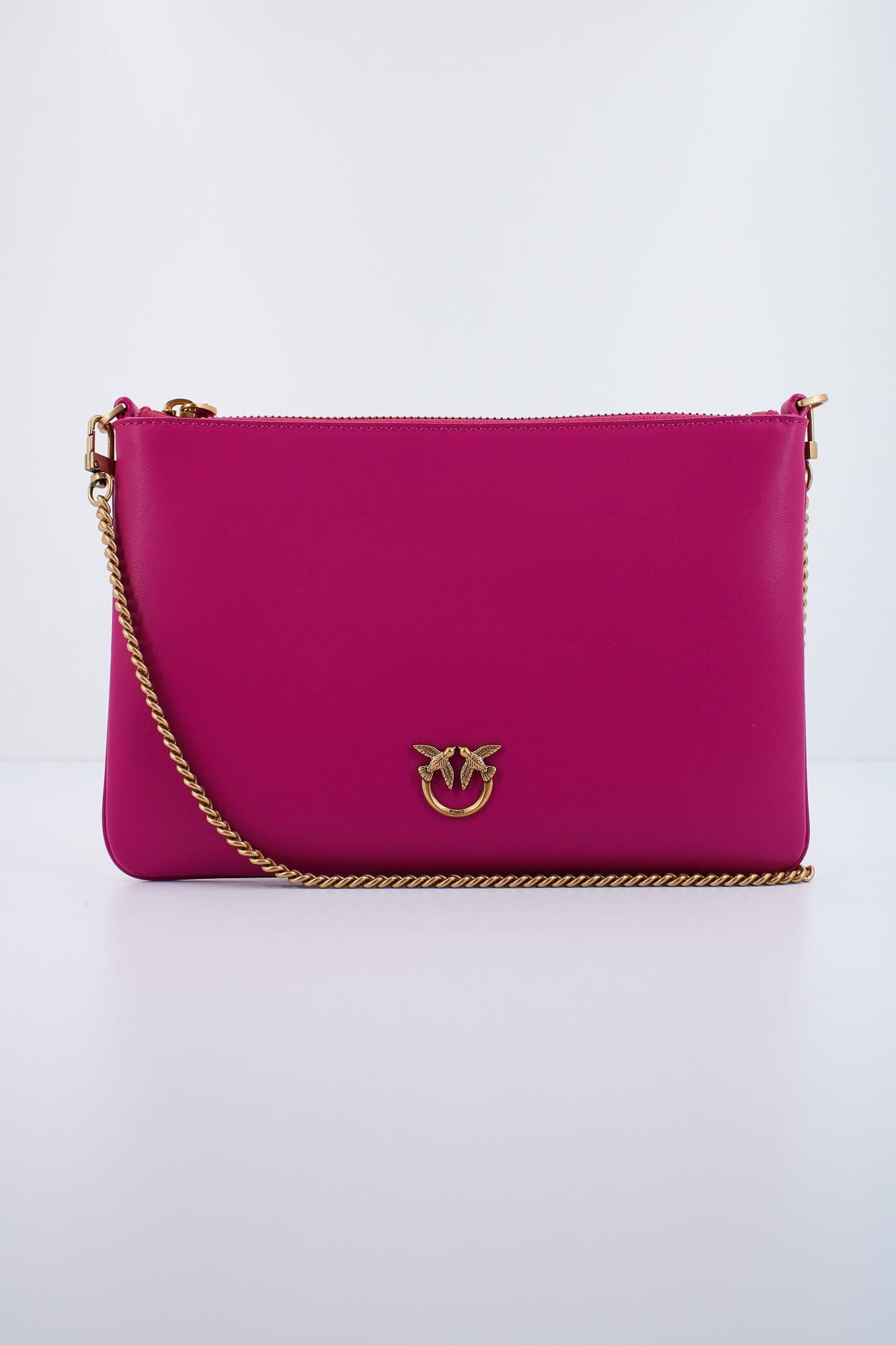 PINKO FLAT CLASSIC VITELLO SE en color ROSA (1)