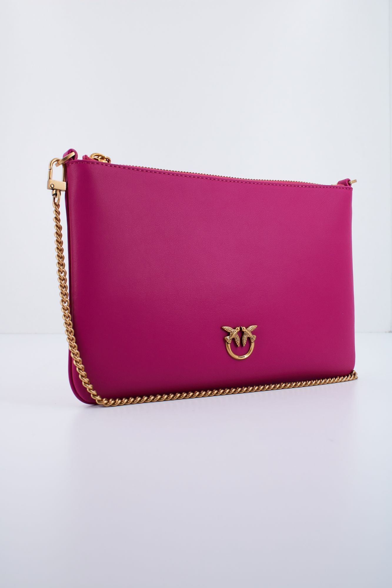 PINKO FLAT CLASSIC VITELLO SE en color ROSA (2)