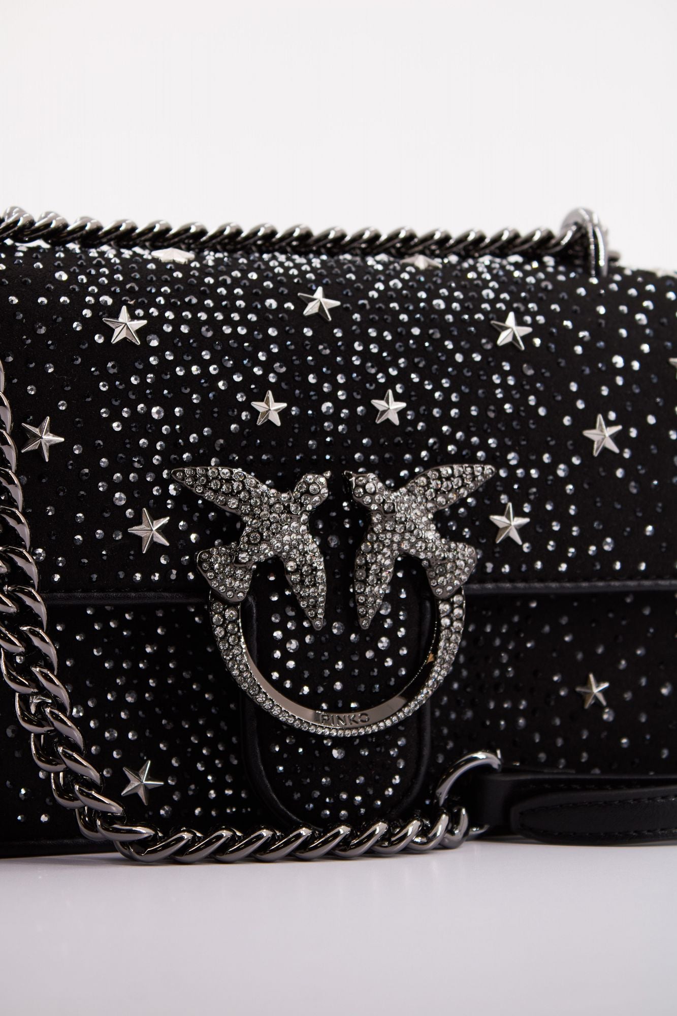 PINKO LOVE ICON MINI DC en color NEGRO (4)