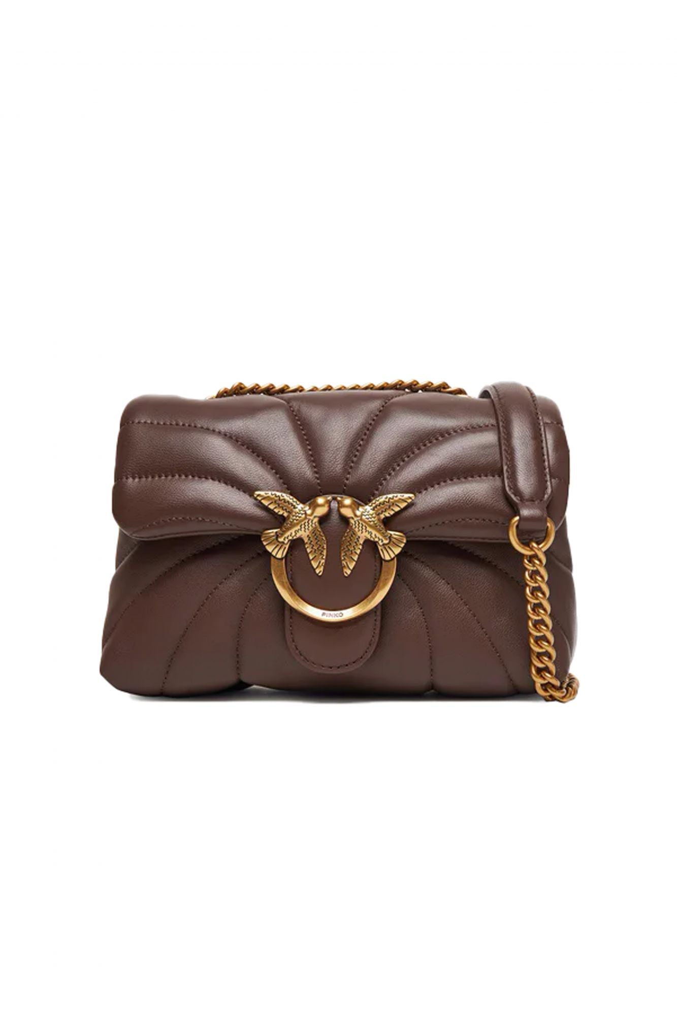 PINKO A1EX LOVE PUFF MINI CL SHEEP en color MARRON (1)