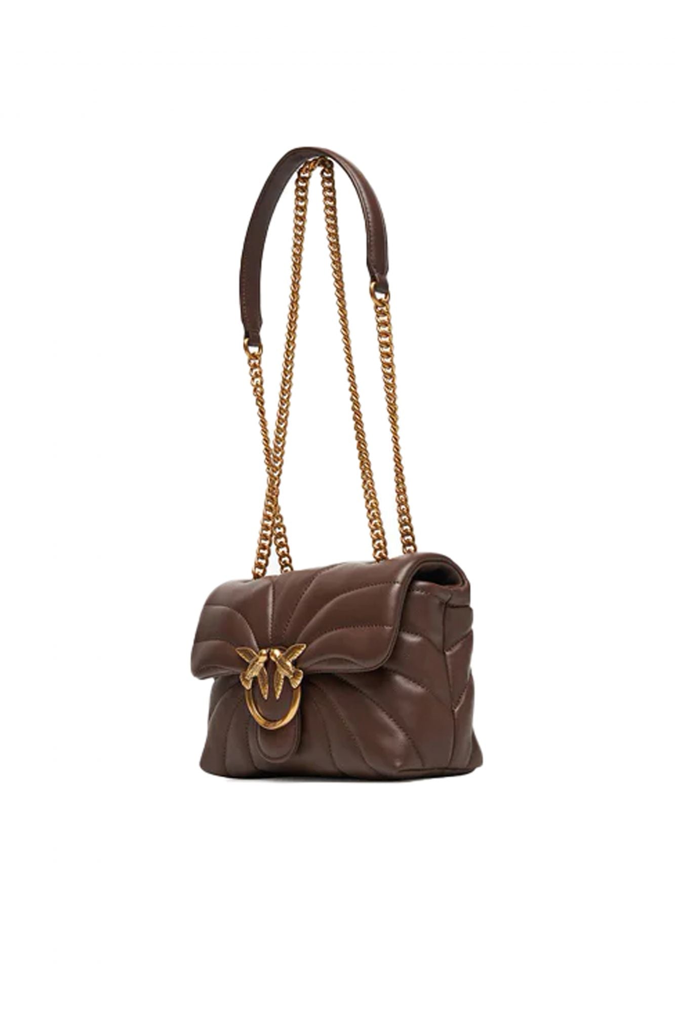 PINKO A1EX LOVE PUFF MINI CL SHEEP en color MARRON (3)