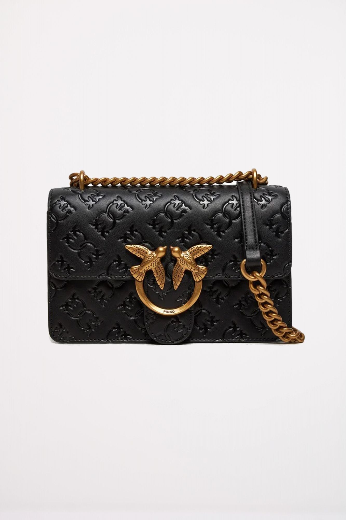 PINKO  LOVE ONE MINI DC en color NEGRO (1)