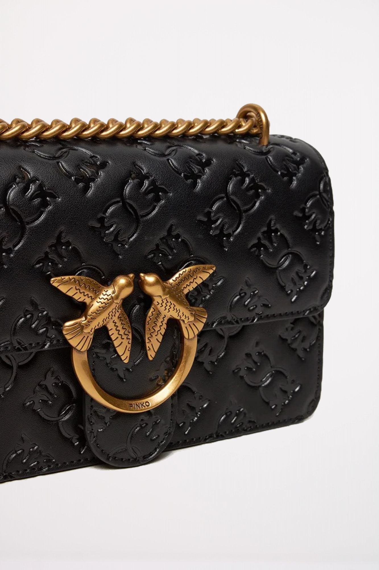 PINKO  LOVE ONE MINI DC en color NEGRO (2)