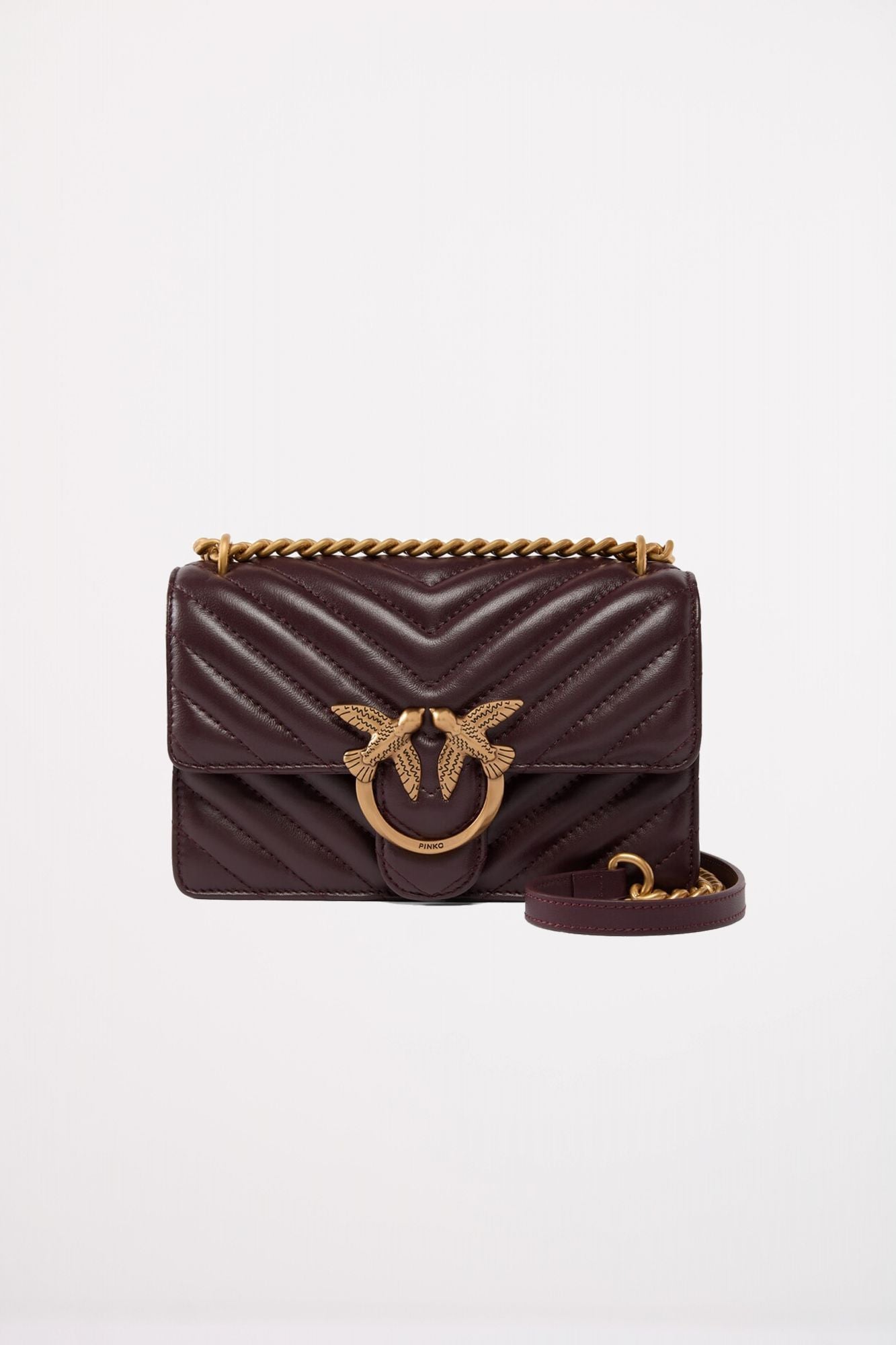 PINKO LOVE ONE MINI LIGHT DC en color MARRON (1)
