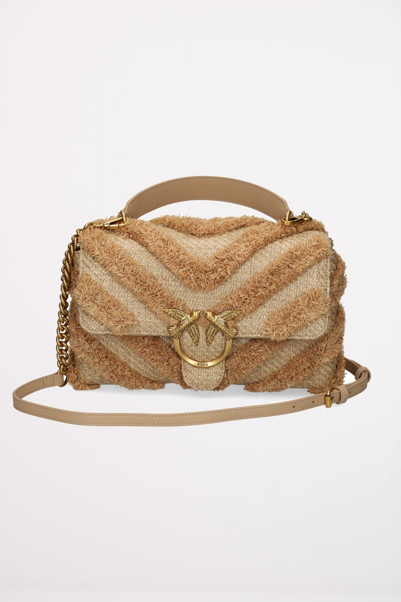 PINKO LOVE LADY PUFF CLASSIC CL en color MARRON CLARO (3)