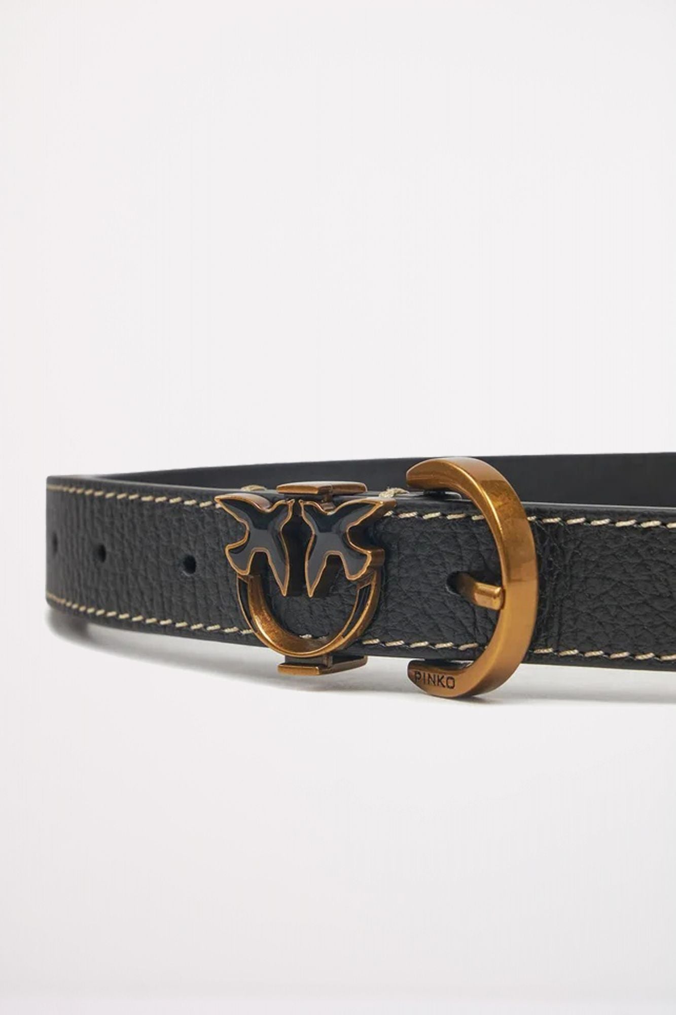 PINKO TAMBORIL H2,5 BELT en color NEGRO (2)