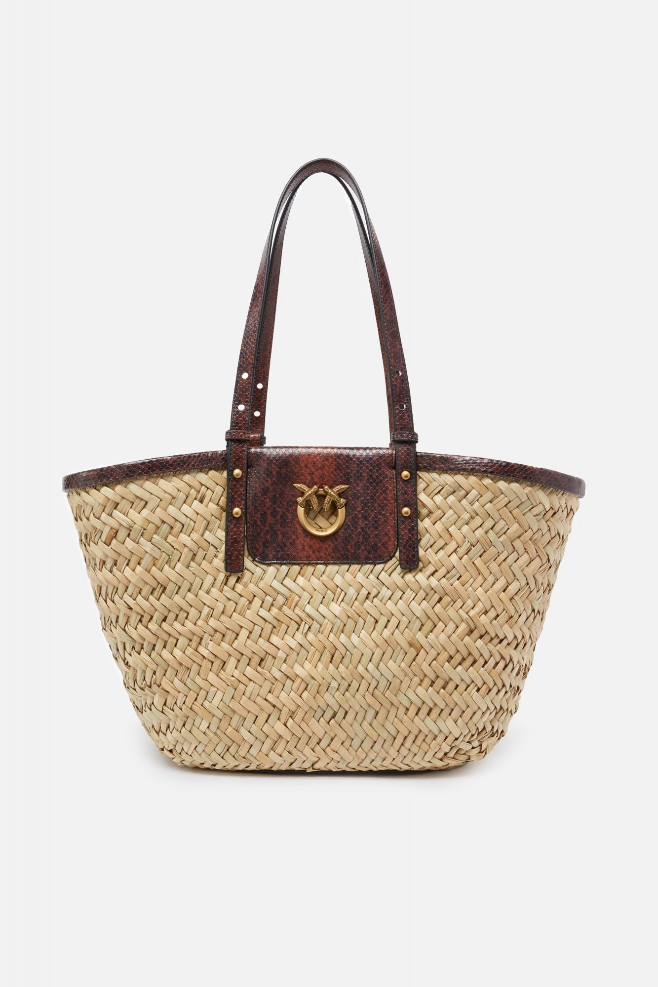 PINKO  LOVE SUMMER BASKET  en color ANIMAL PRINT (1)