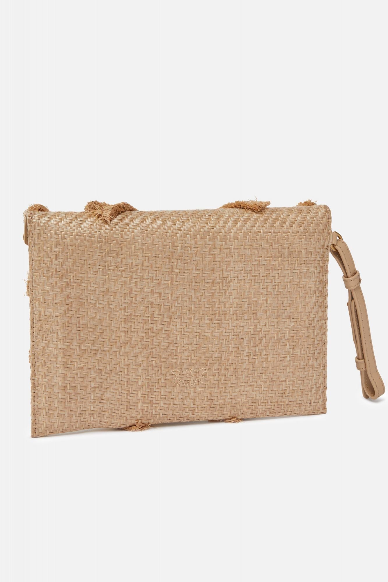 PINKO FLAT PURSE HANDLE en color BEIS (2)