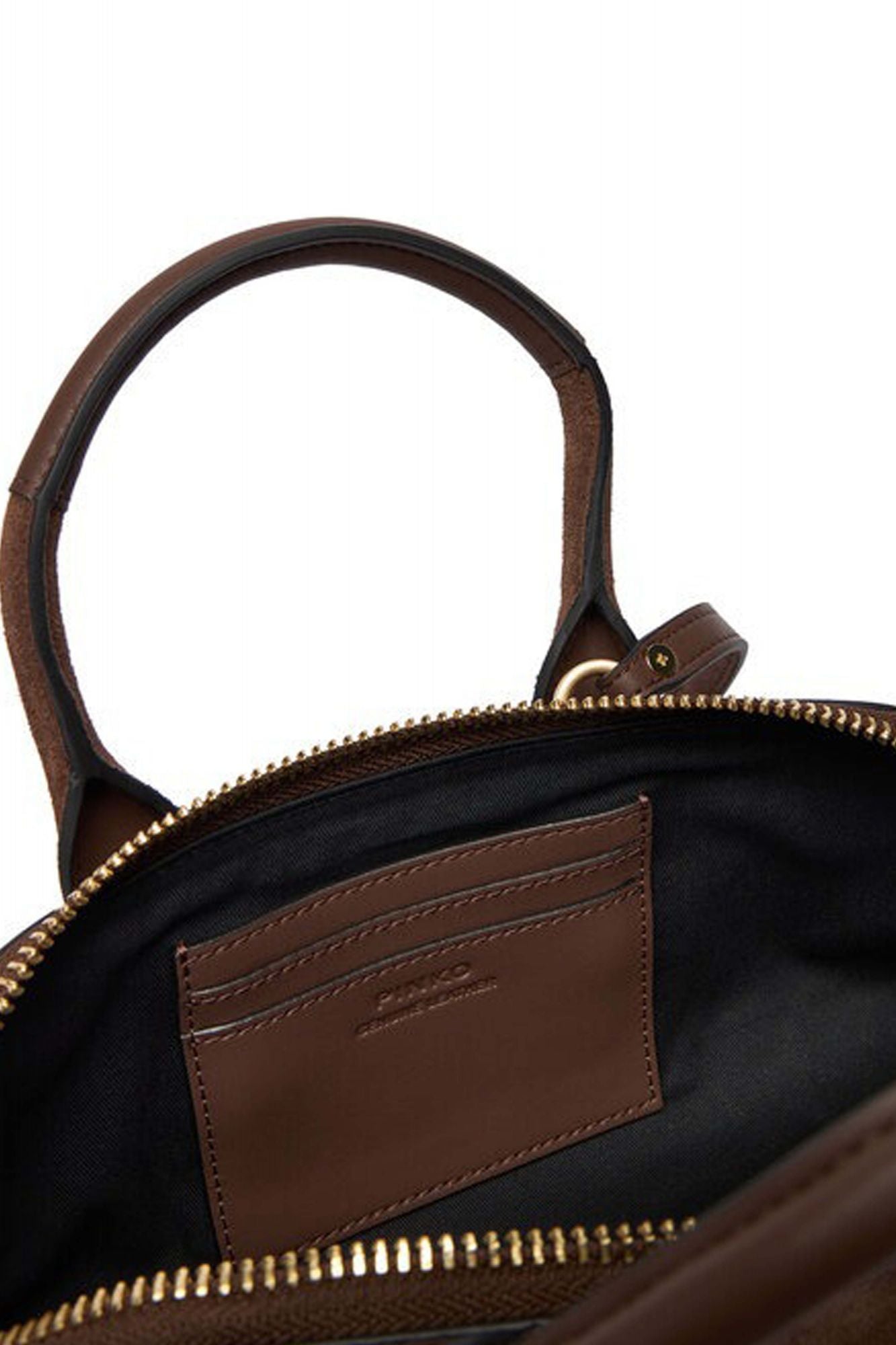 PINKO BOWLING BAG BAGUETTE SU en color MARRON (4)