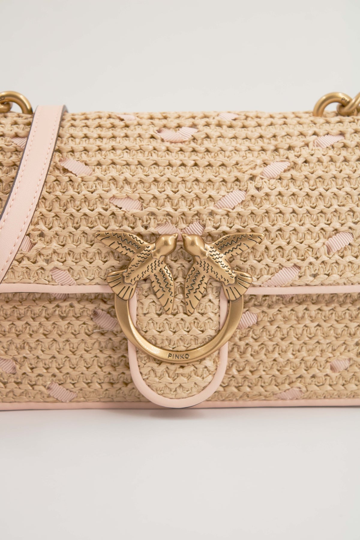 PINKO LOVE ONE MINI LIGHT DC  en color BEIS (4)