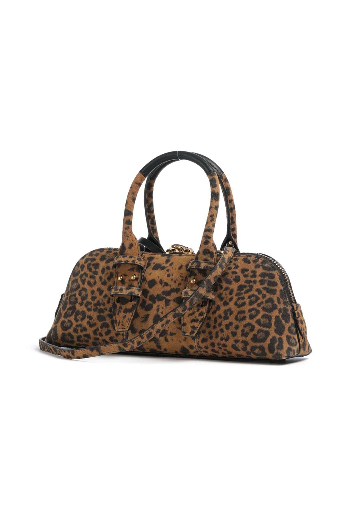 PINKO BOWLING BAG BAGUETTE  en color ANIMAL PRINT (3)