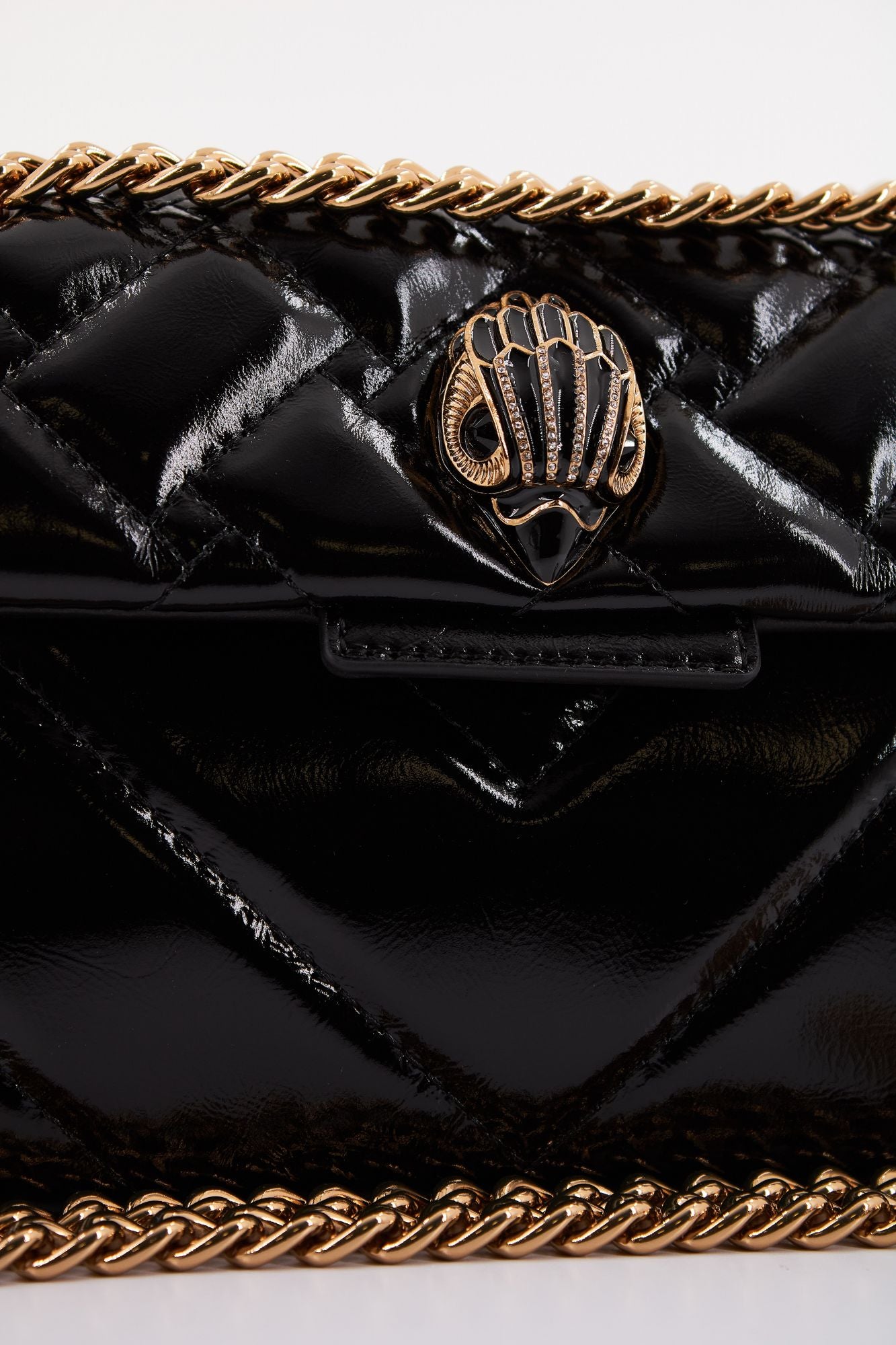 KURT GEIGER LONDON  KENSINGTON BAG E en color NEGRO (4)