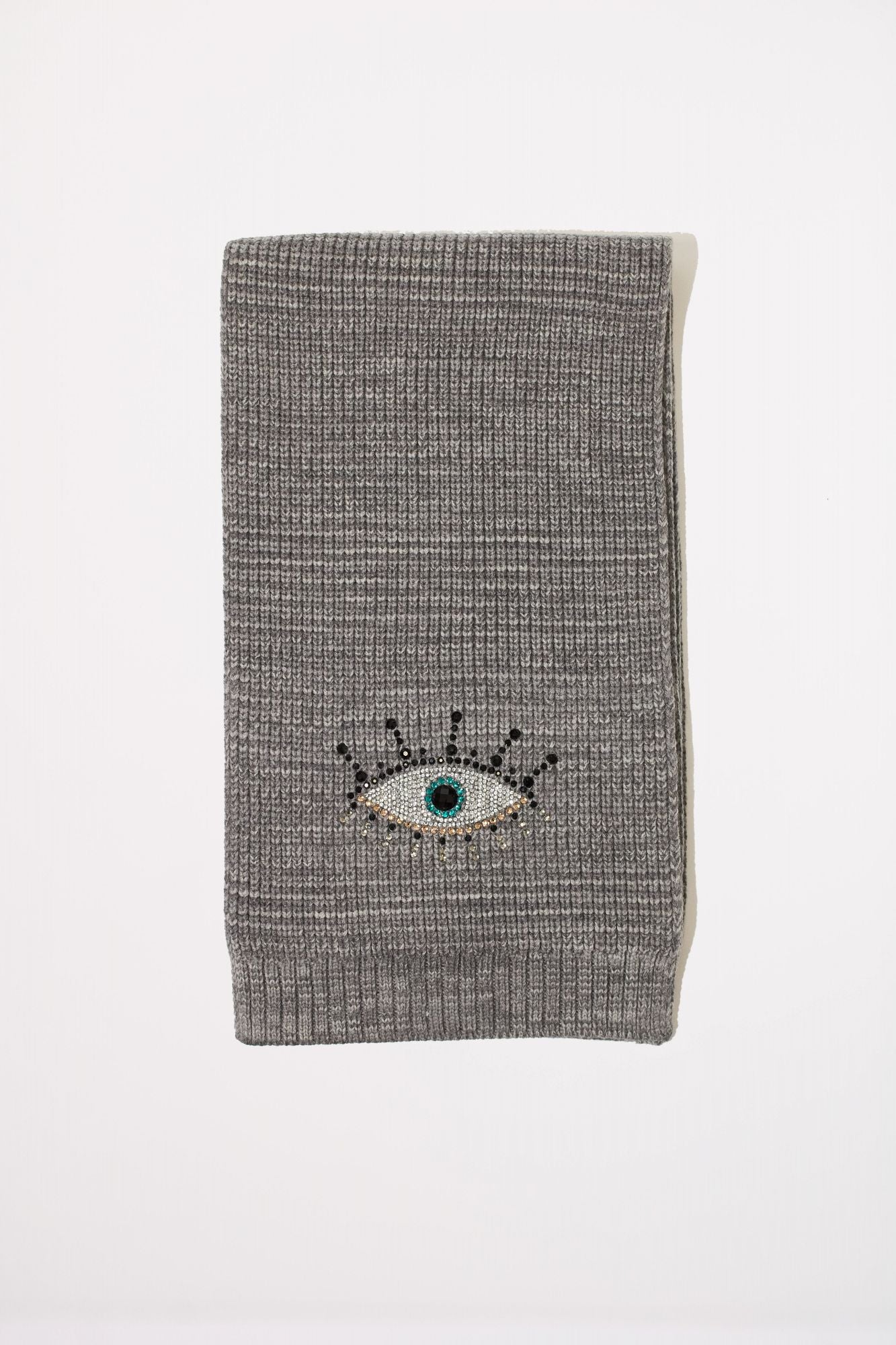 KURT GEIGER LONDON EVIL EYE SCARF en color GRIS (1)