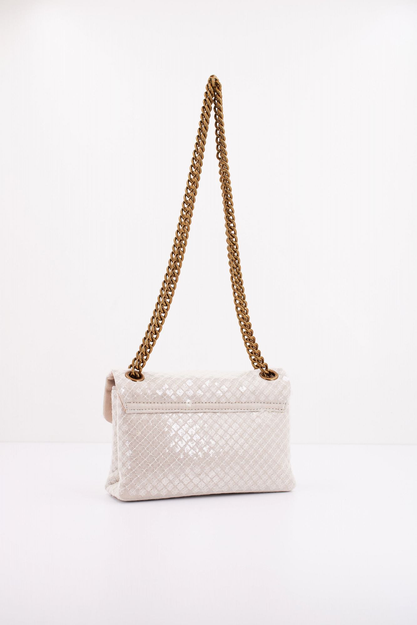 KURT GEIGER LONDON SEQUINS MINI KENSTON en color BEIS (3)