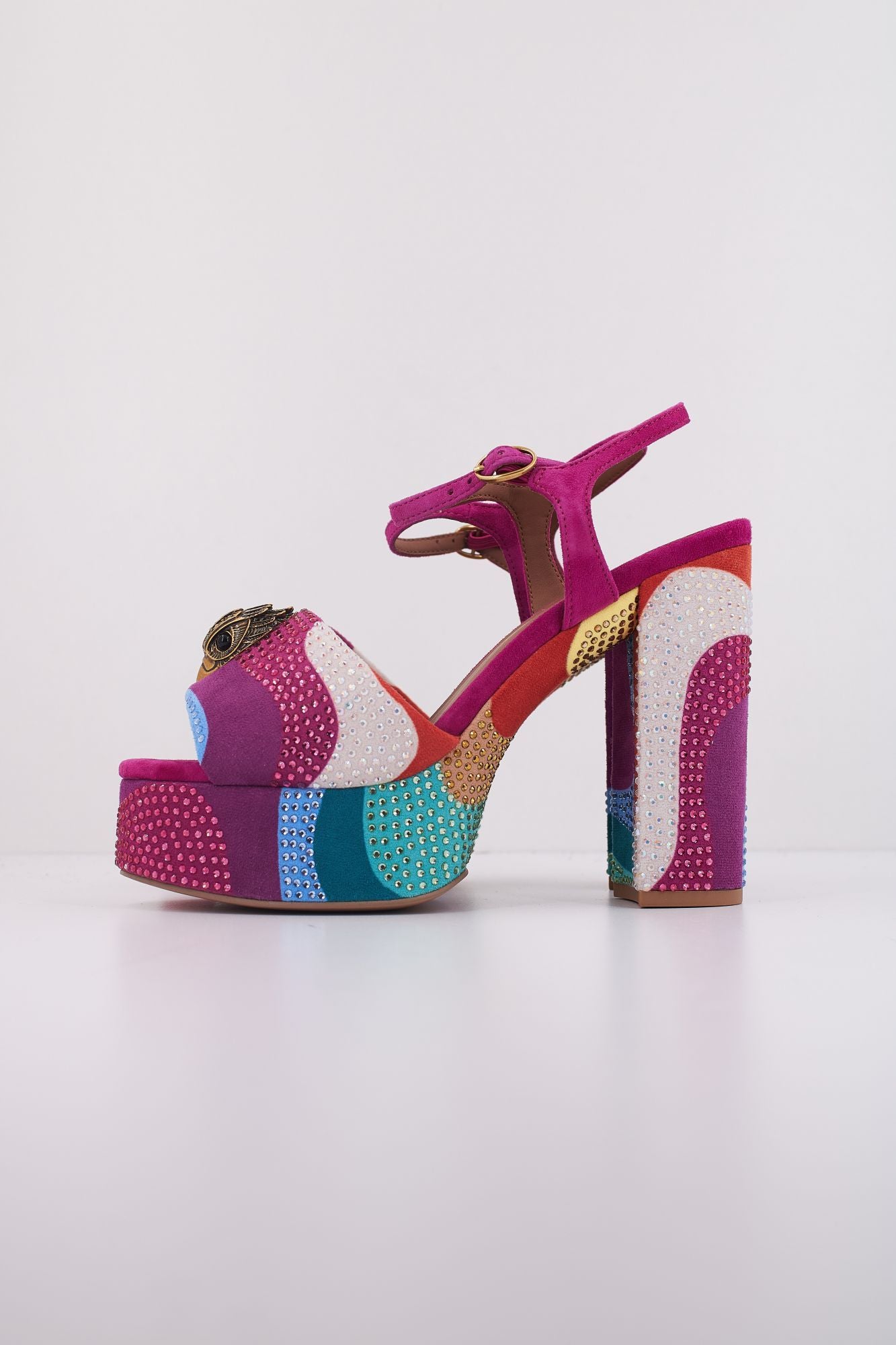 KURT GEIGER LONDON KENSINGTON PLATFORM SDL en color ROSA (1)