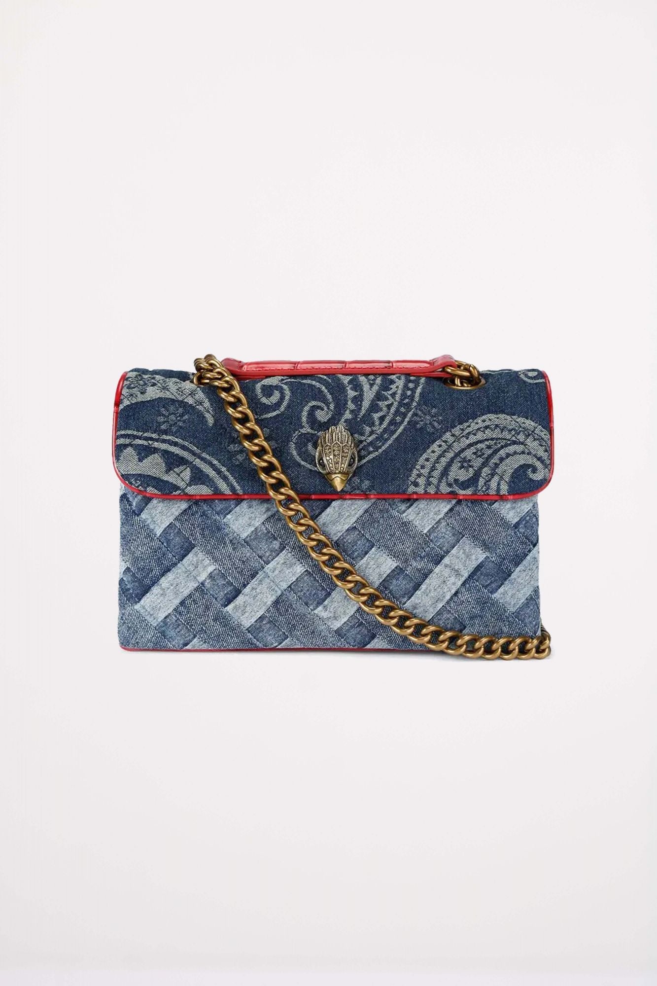 KURT GEIGER LONDON  KENSINGTON BAG  en color AZUL (1)