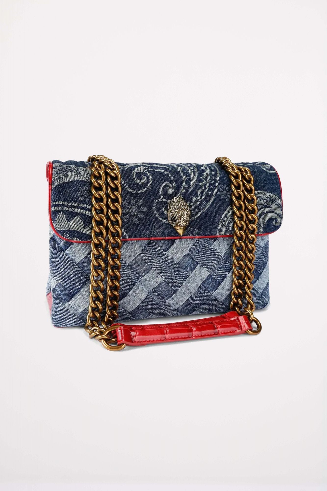 KURT GEIGER LONDON  KENSINGTON BAG  en color AZUL (2)