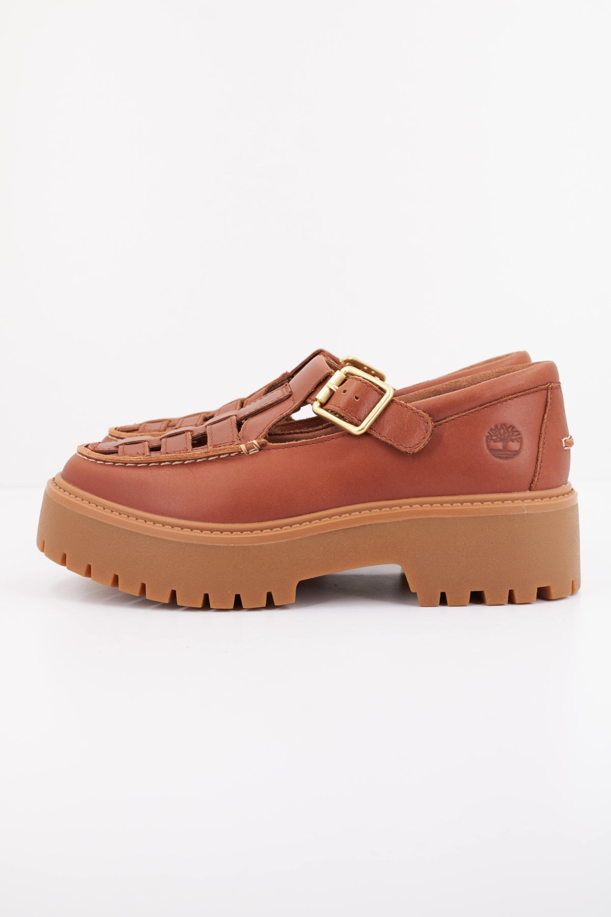 TIMBERLAND WOVEN BUCKLE LOAFER en color MARRON (1)