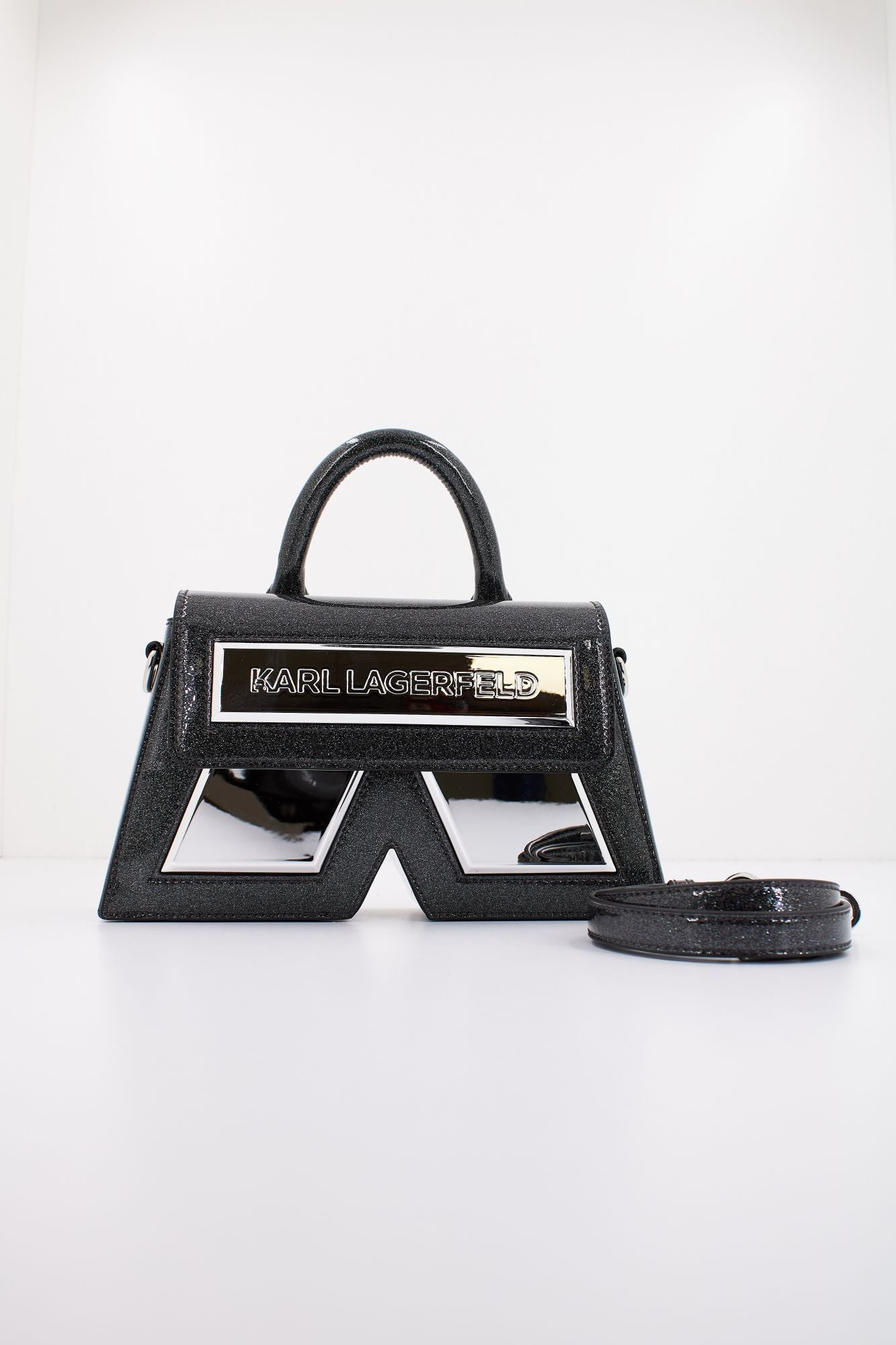 KARL LAGERFELD  ICON K SP CB GLITTER en color NEGRO (1)