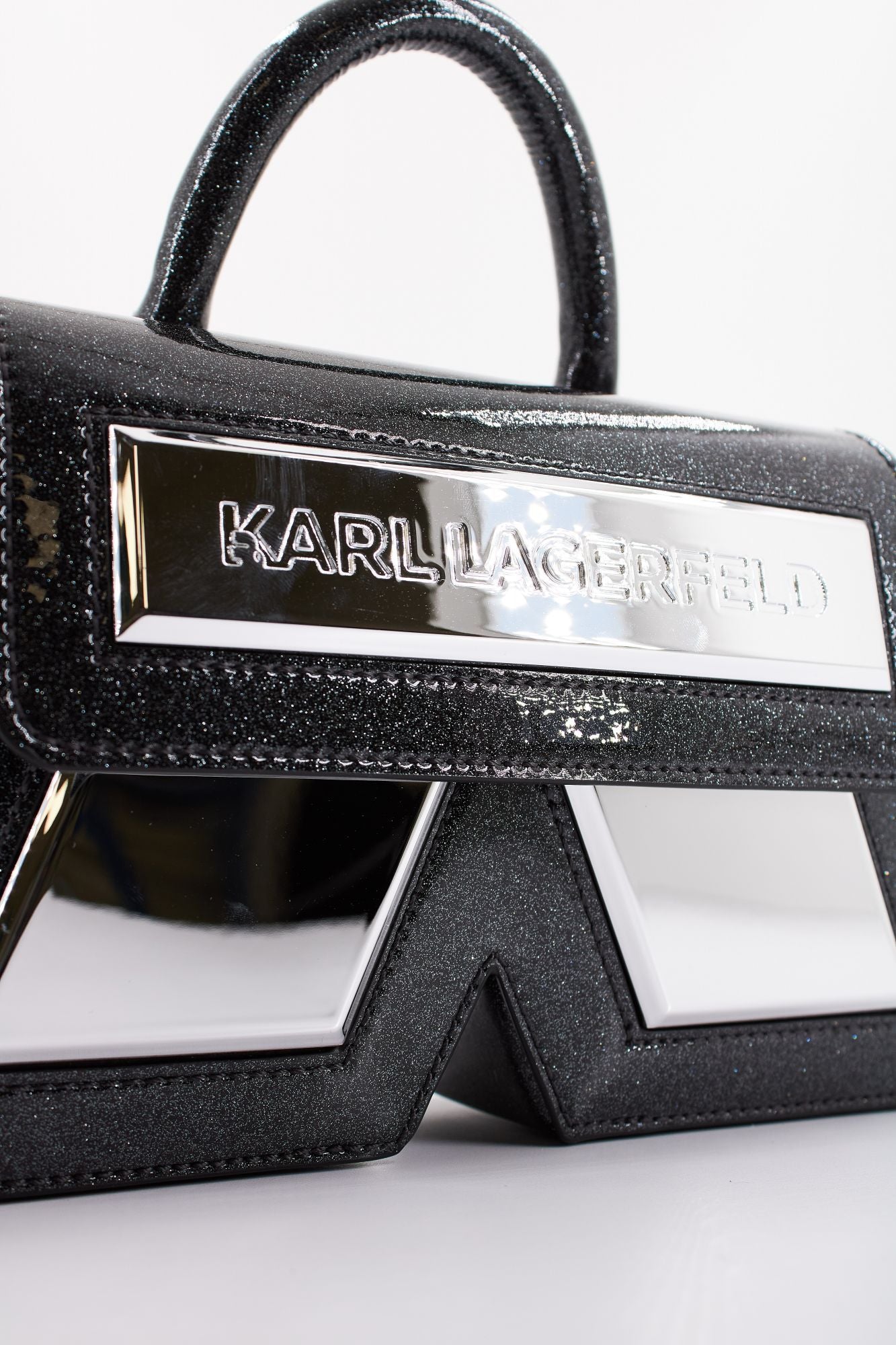 KARL LAGERFELD  ICON K SP CB GLITTER en color NEGRO (4)