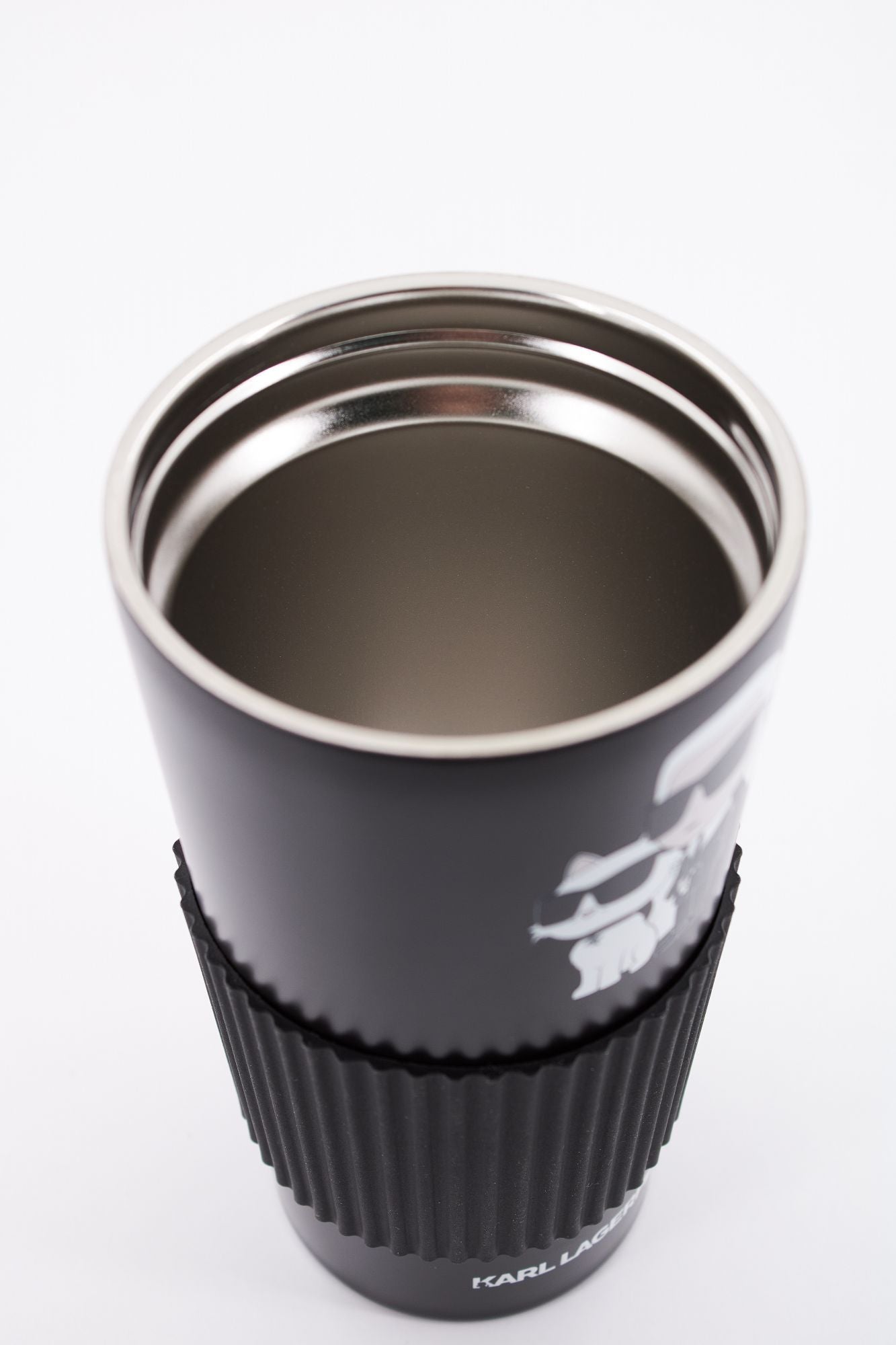 KARL LAGERFELD K/IKONIK 2.0 TRAVEL MUG en color NEGRO (4)